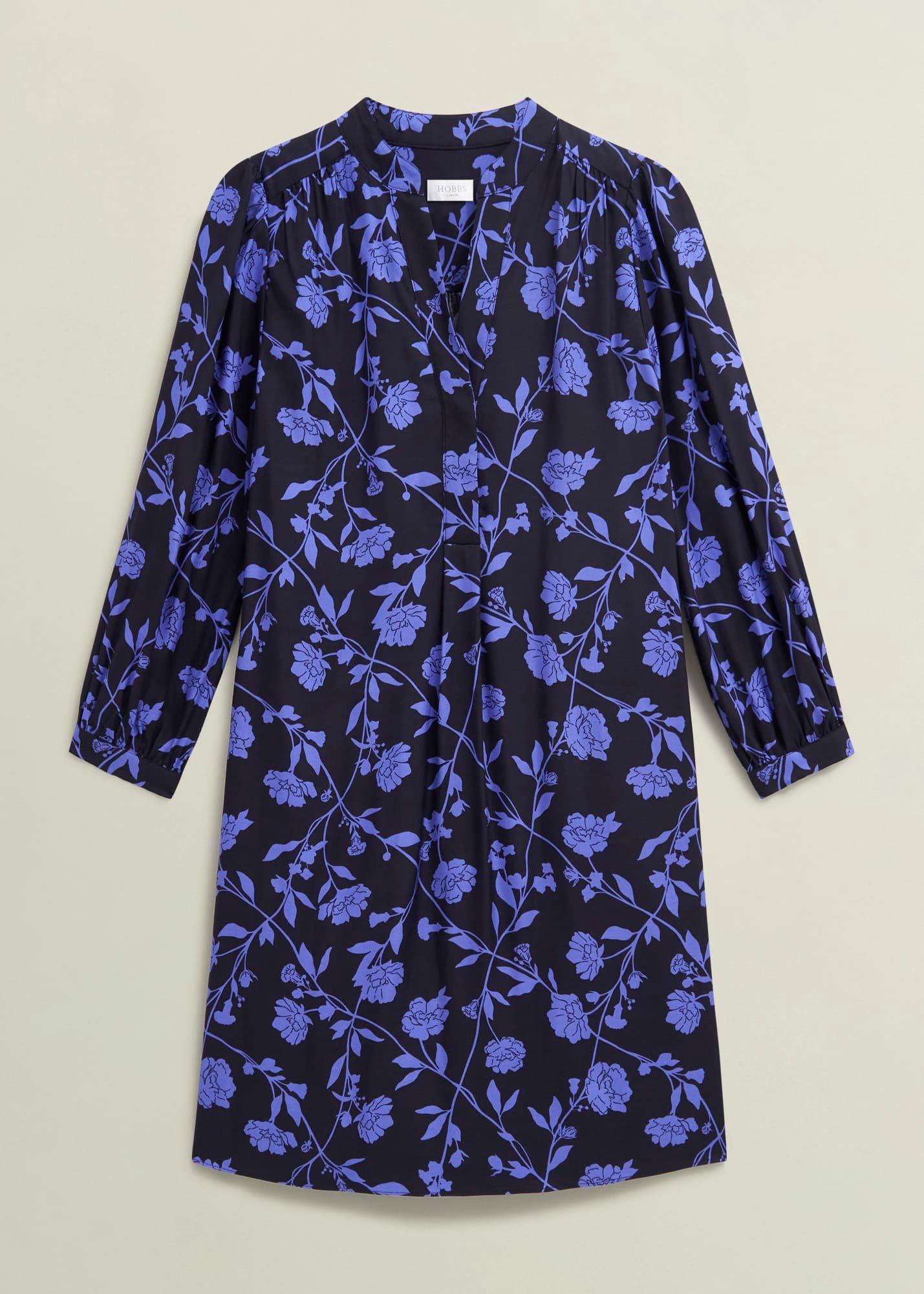 Valeria Dress, Navy Twilight, hi-res