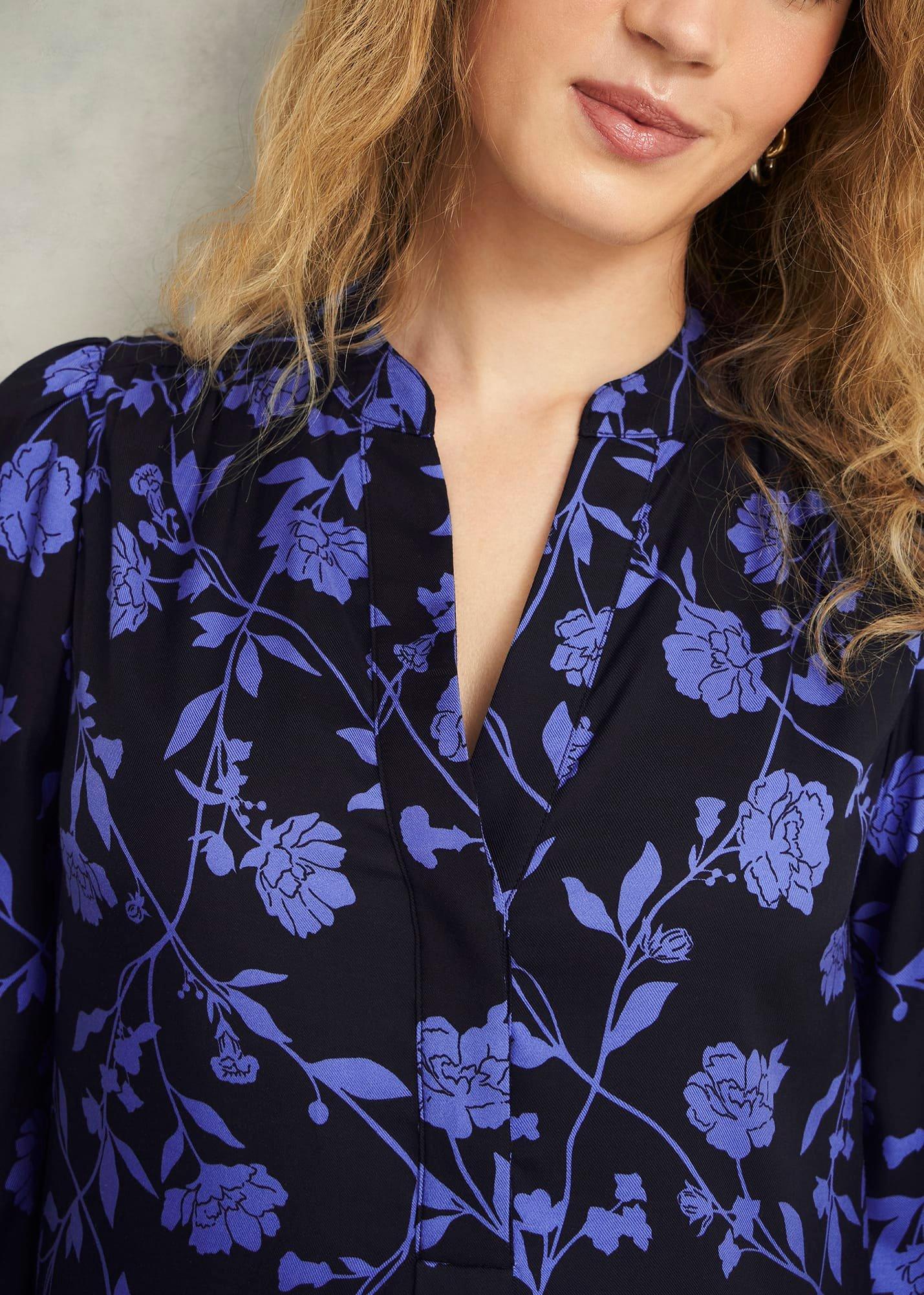 Valeria Dress, Navy Twilight, hi-res