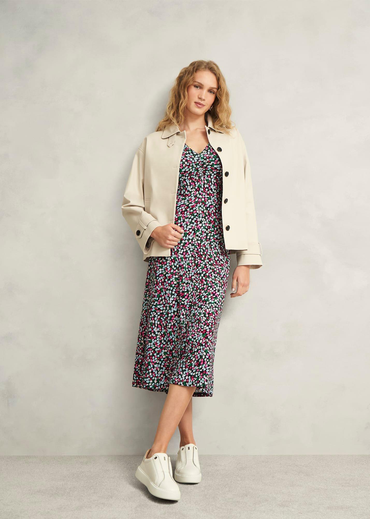 Flo Jersey Dress, Pink Multi, hi-res