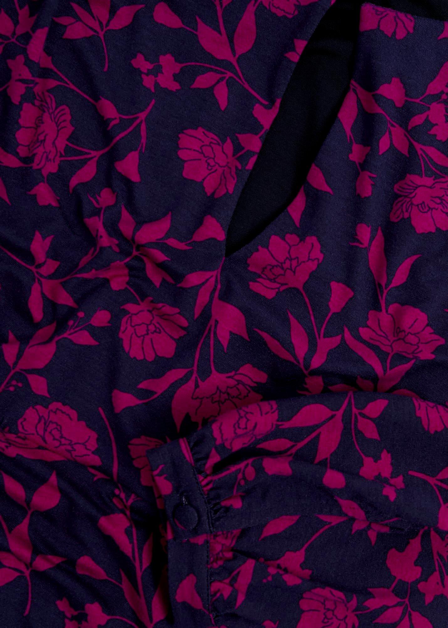 Grace Jersey Dress, Navy Pink, hi-res