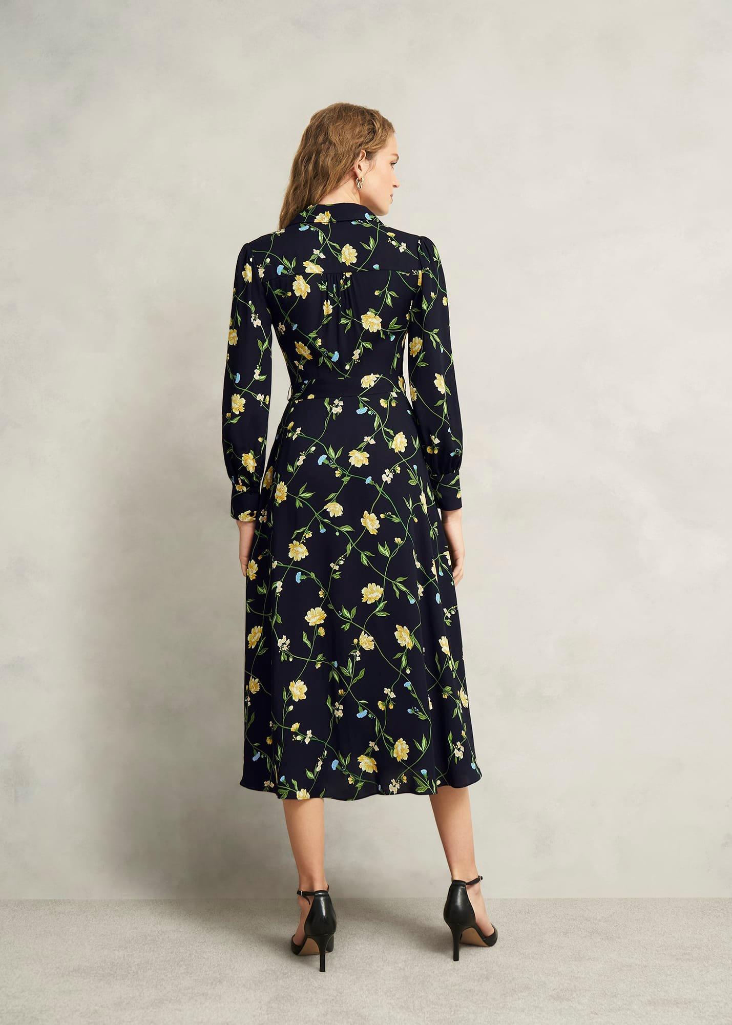 Everly Dress, Navy Multi, hi-res