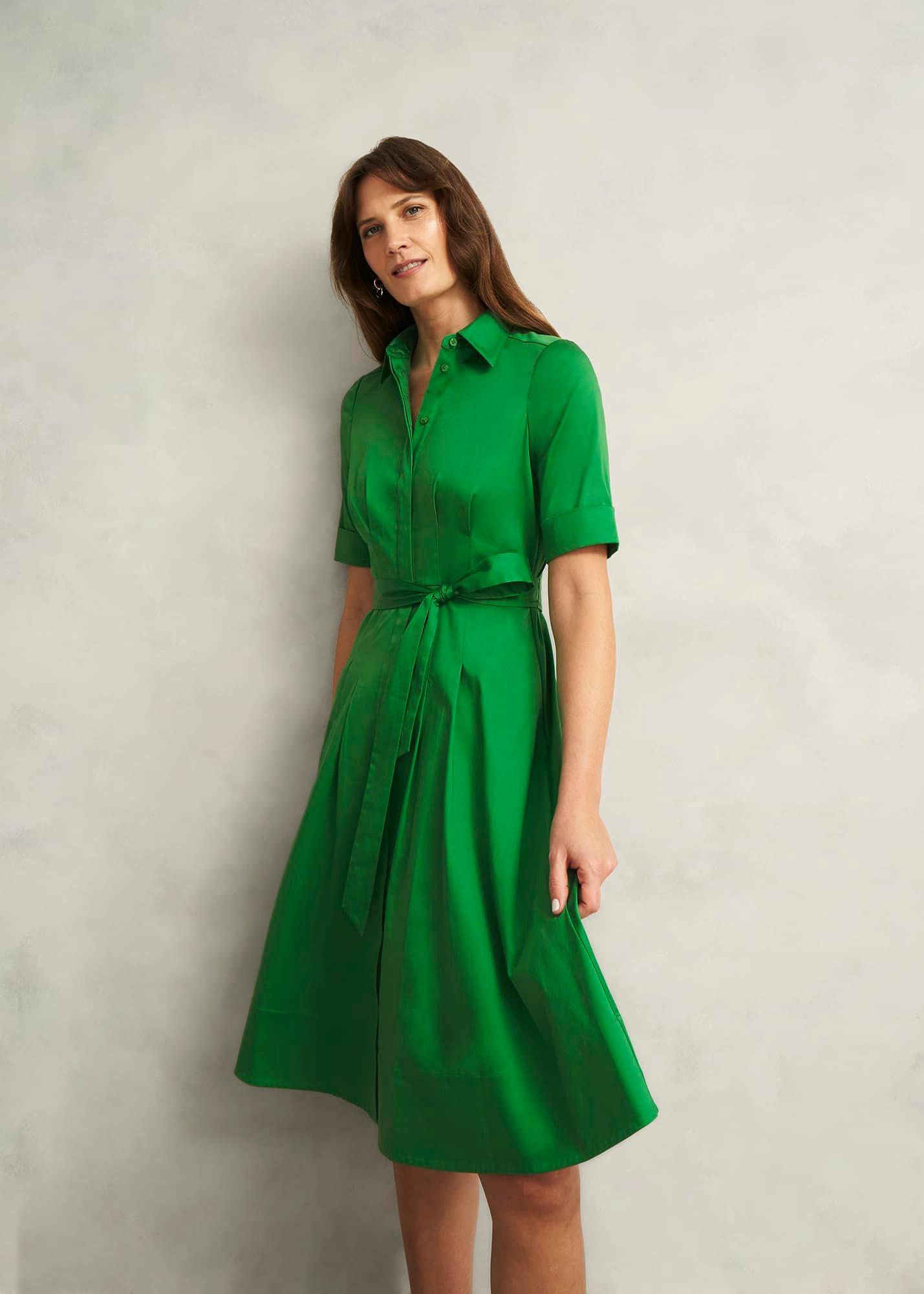 Brigitta Dress, Lush Green, hi-res