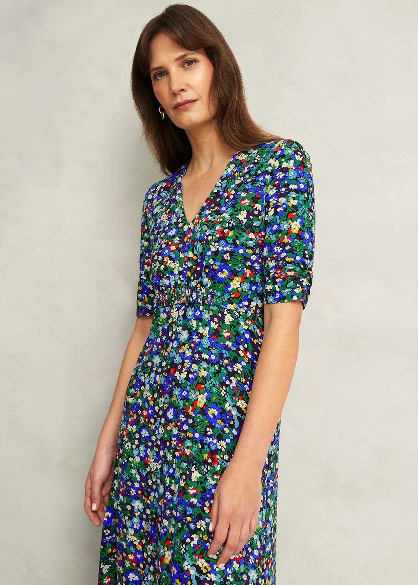 Coralie Jersey Dress, Multi, hi-res
