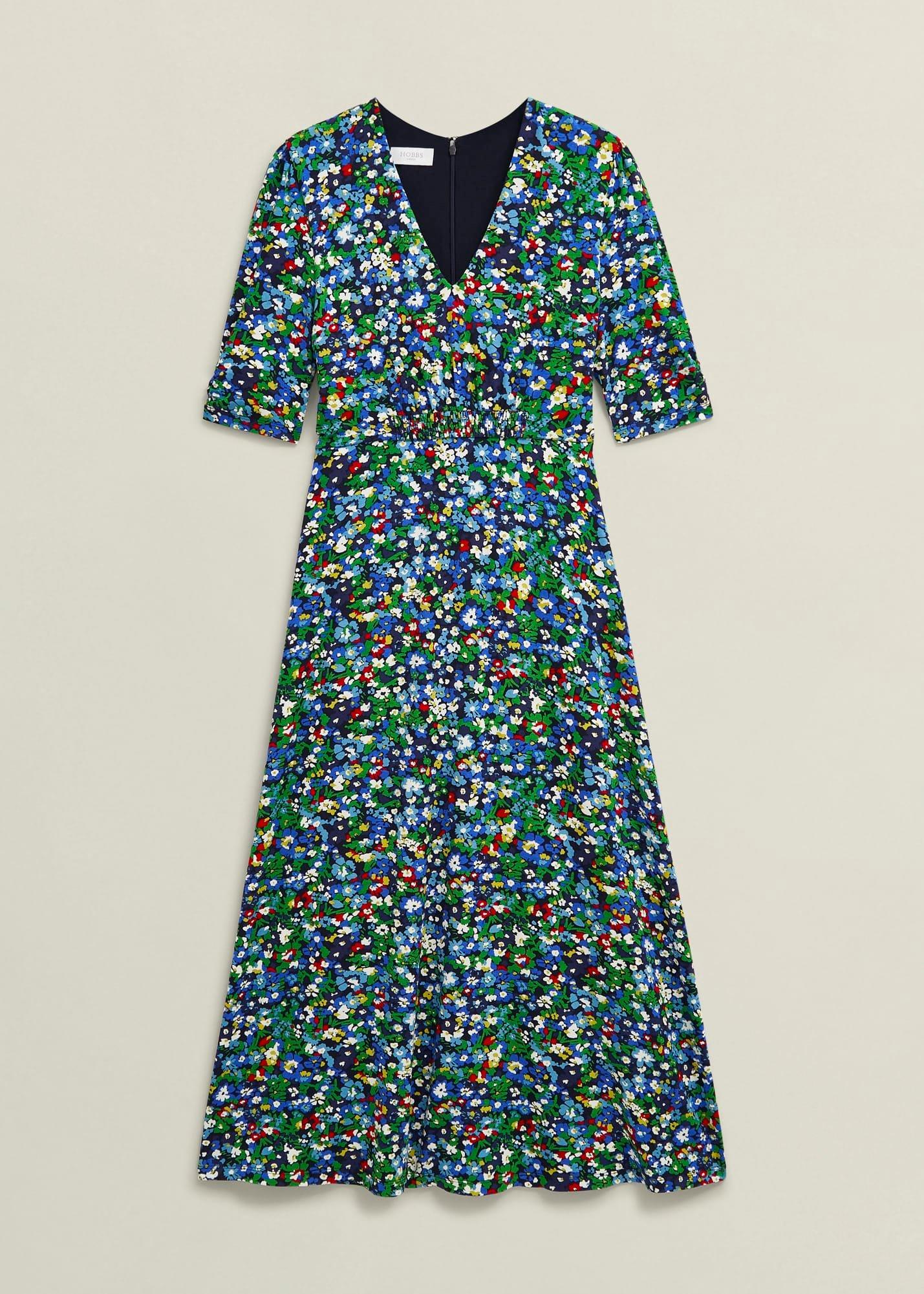 Petite Coralie Jersey Dress, Multi, hi-res