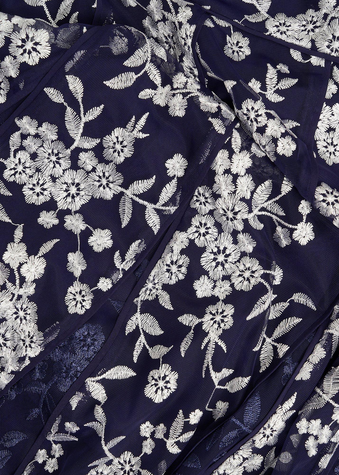 Quin Embroidered Dress, Midnight Ivory, hi-res