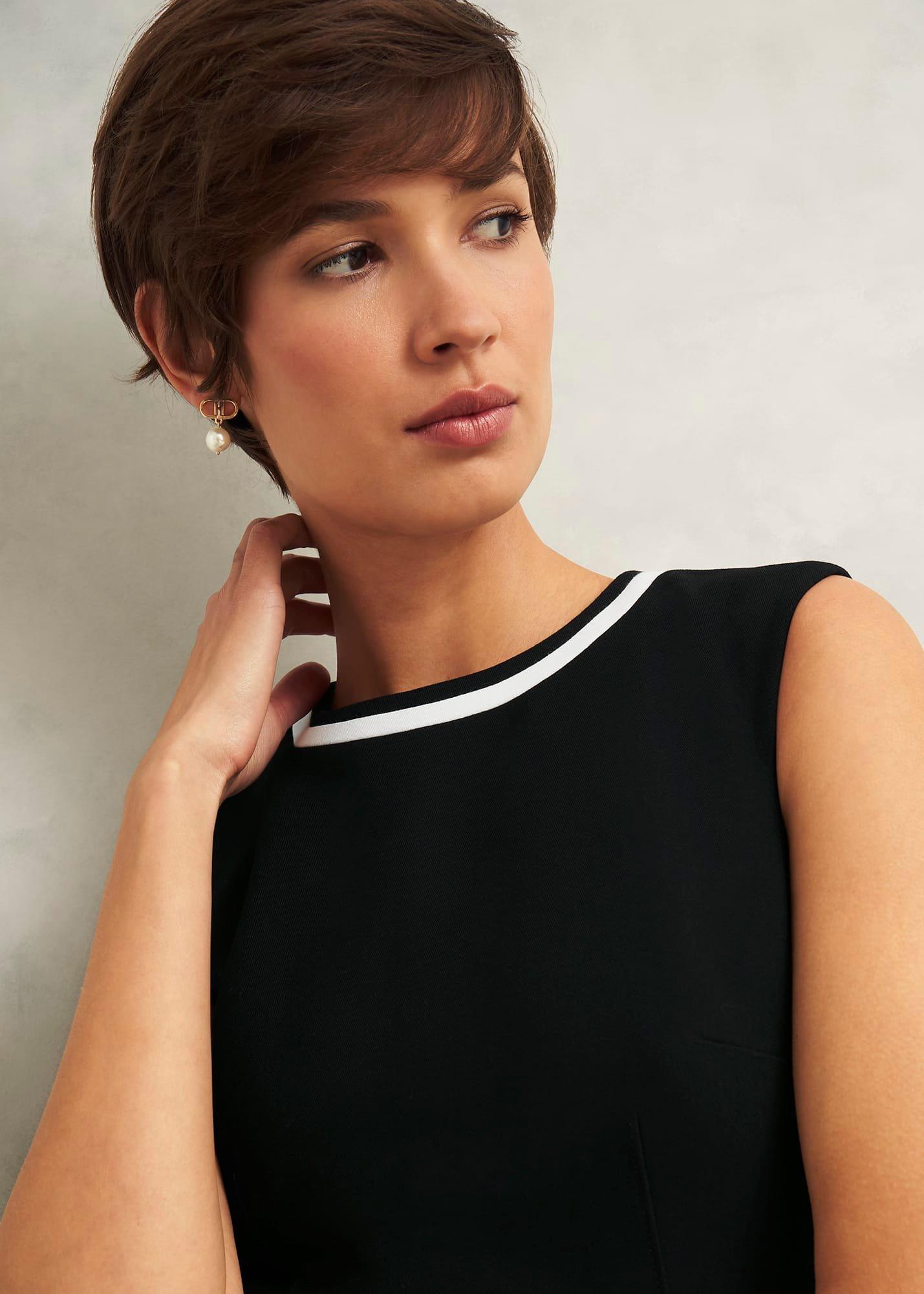 Nory Dress, Black Ivory, hi-res