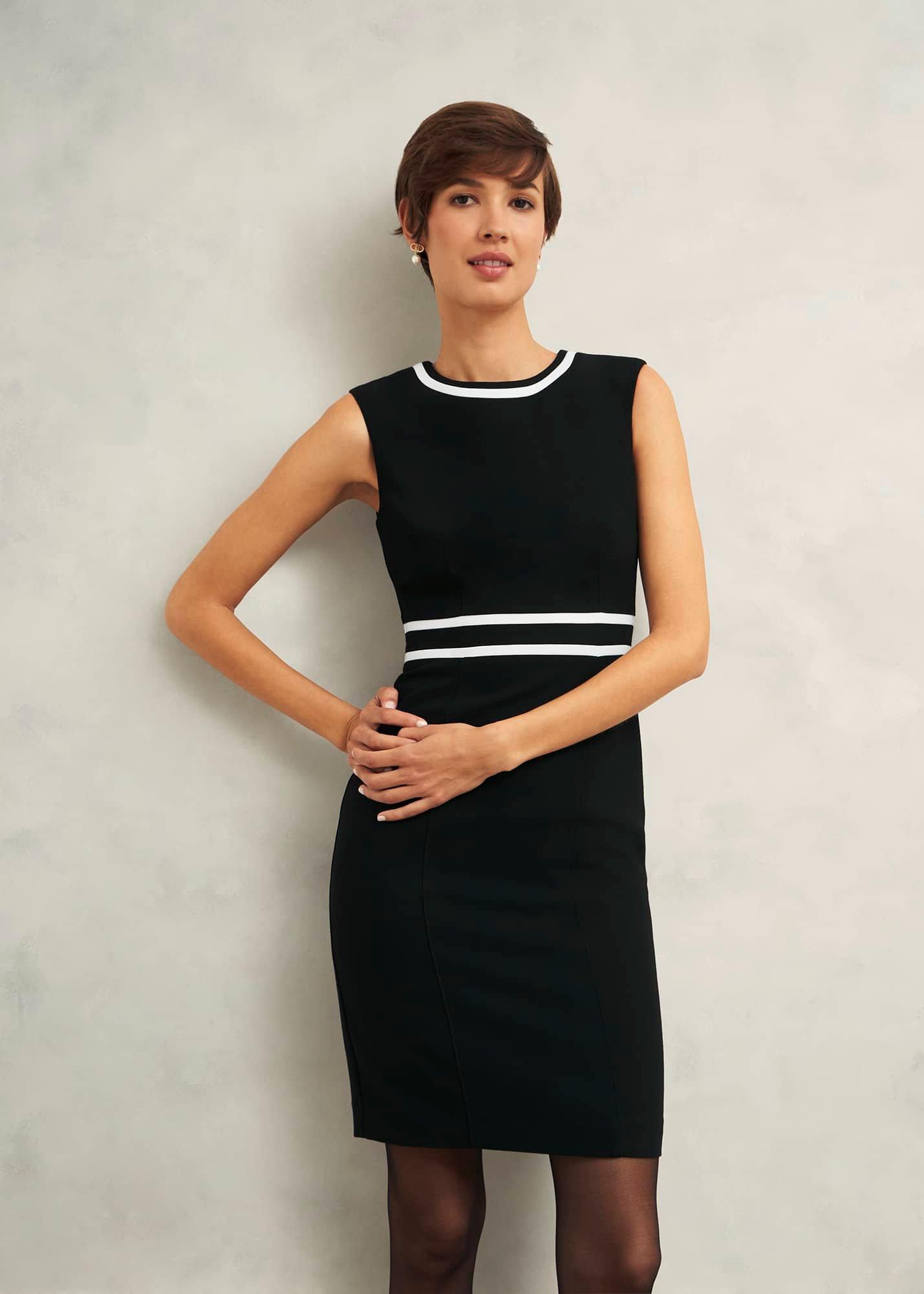 Nory Dress, Black Ivory, hi-res