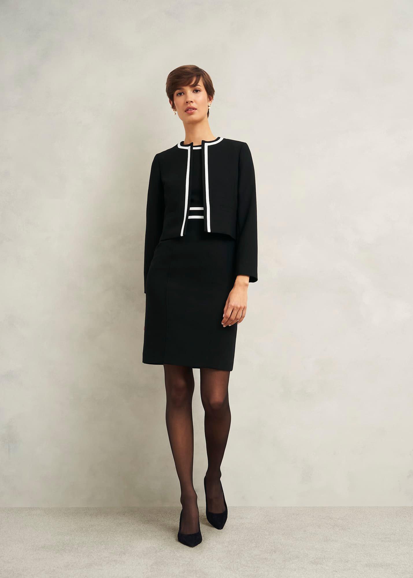 Nory Dress, Black Ivory, hi-res