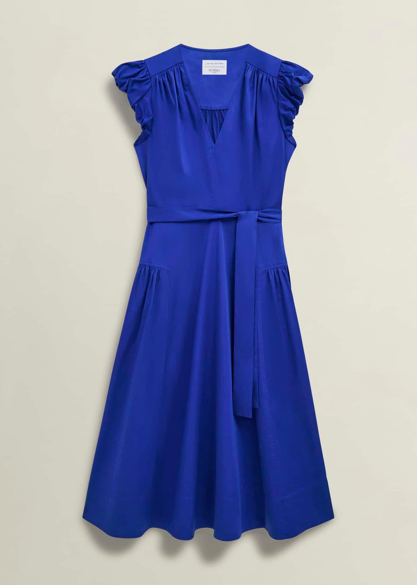 Kinder Cotton Blend Midi Dress