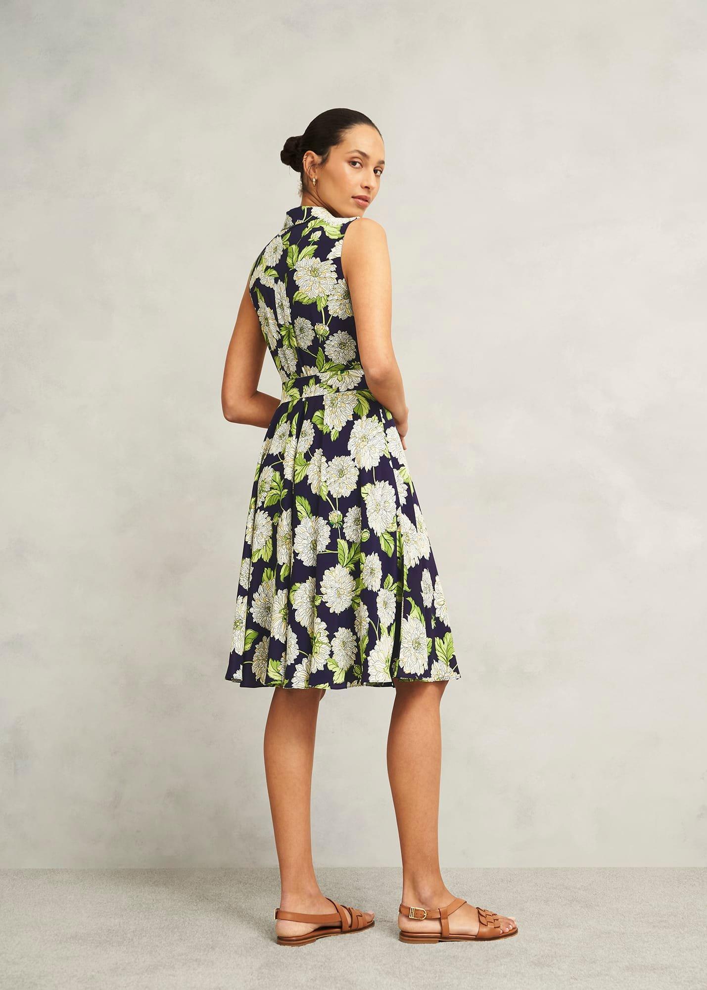 Petite Bea Dress, Navy Multi, hi-res