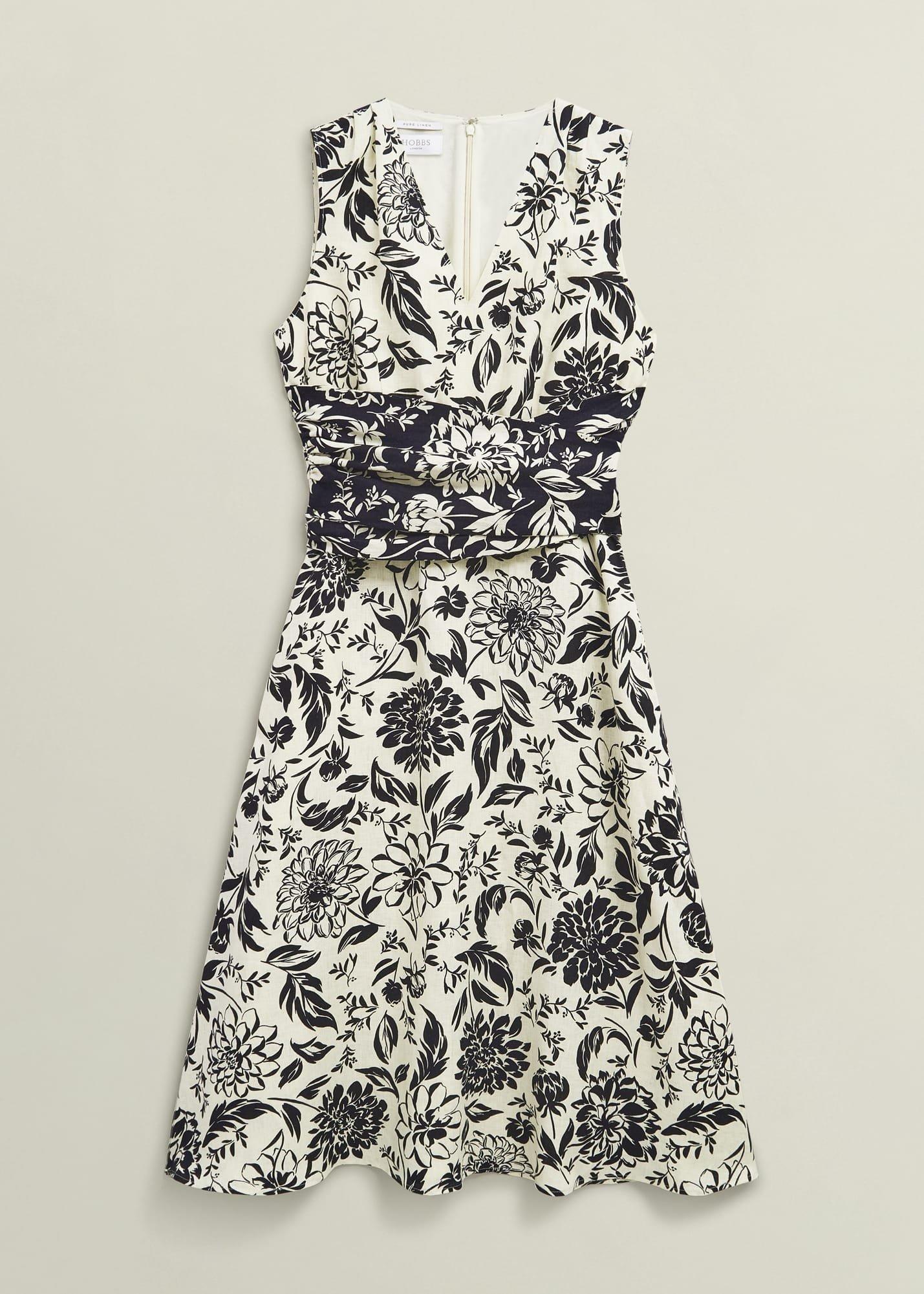 Petite Teagan Linen Dress