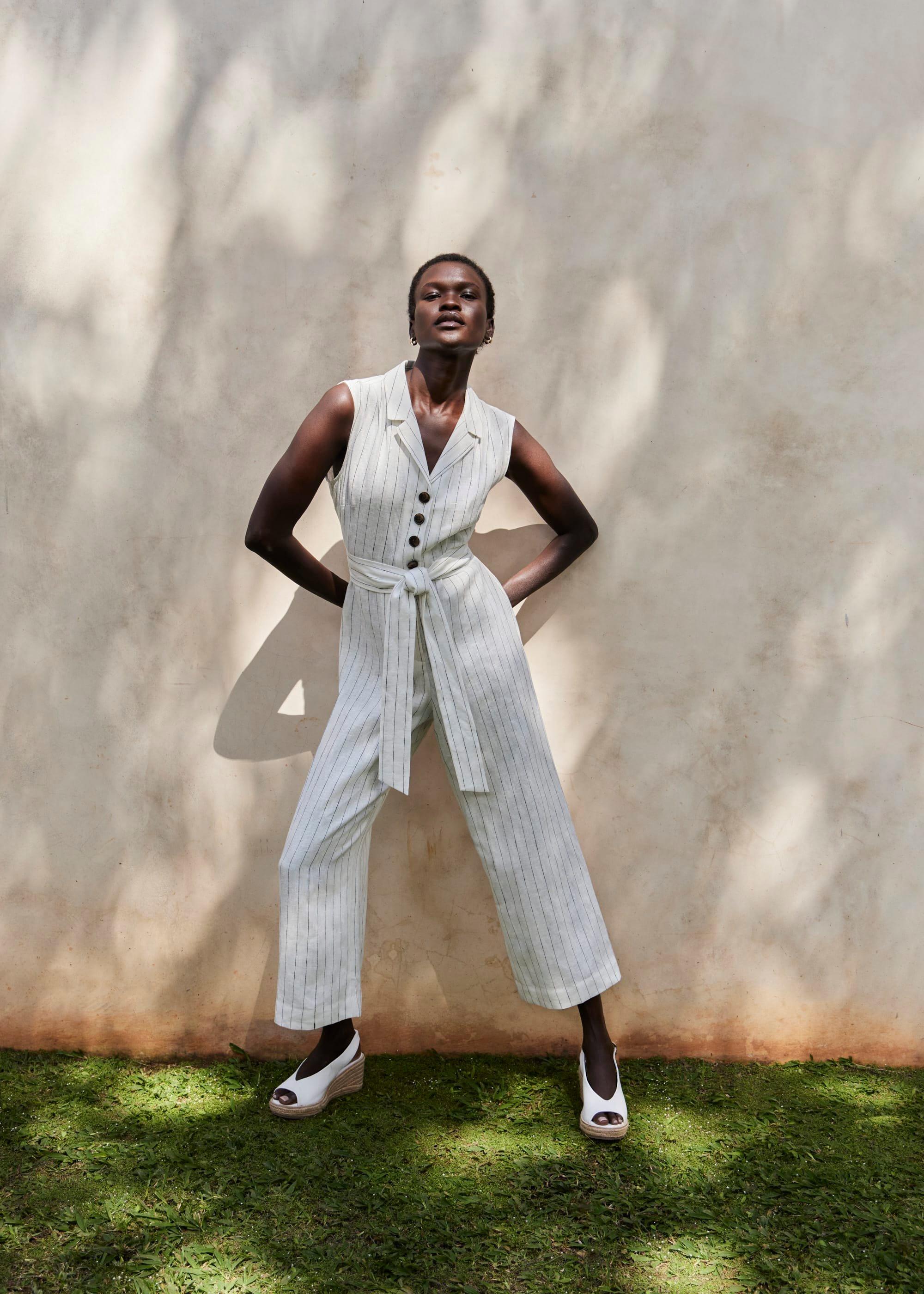 Destiny Linen Jumpsuit