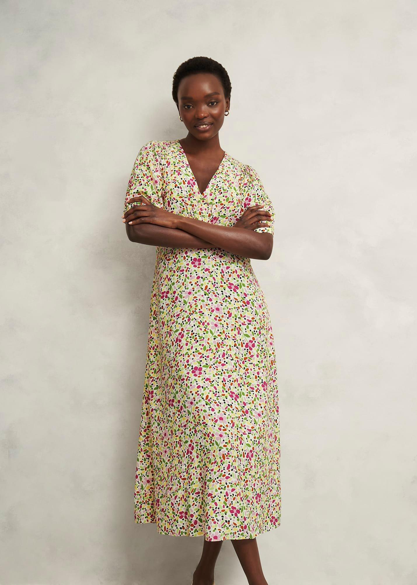 Santana Dress, Ivory Multi, hi-res