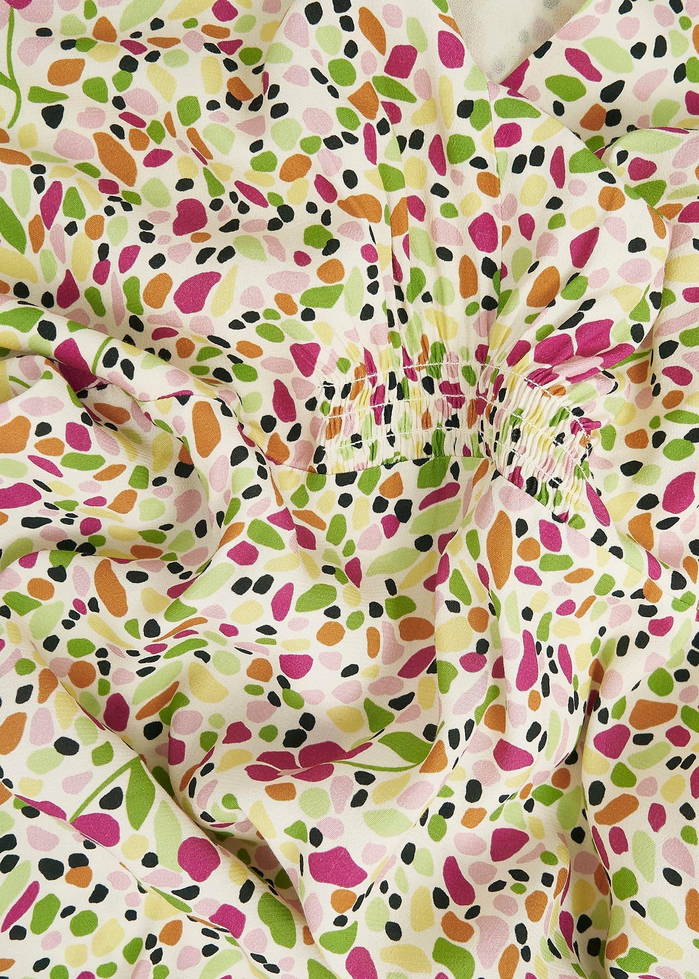 Petite Santana Dress, Ivory Multi, hi-res