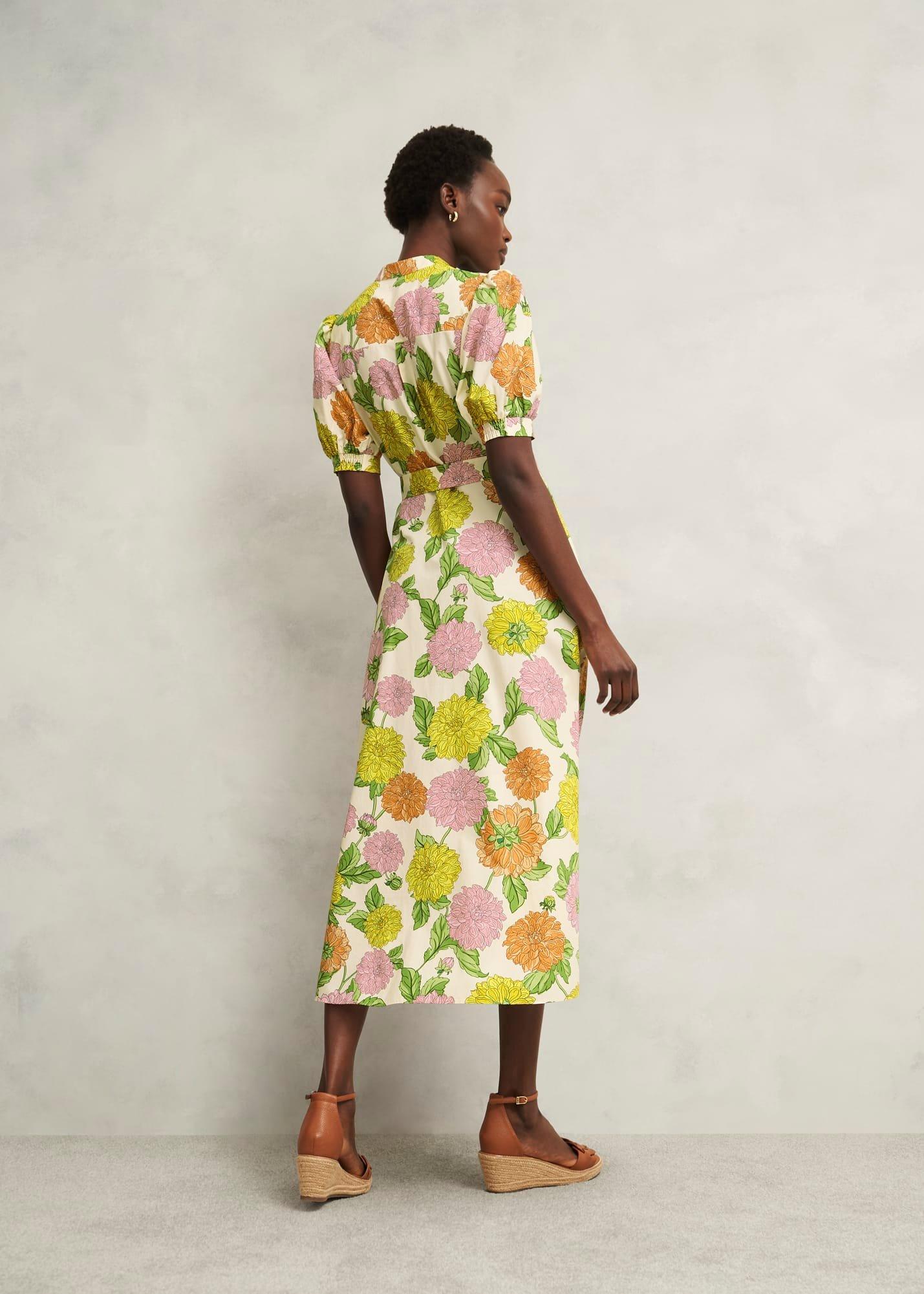 Elina Dress, Cream Multi, hi-res