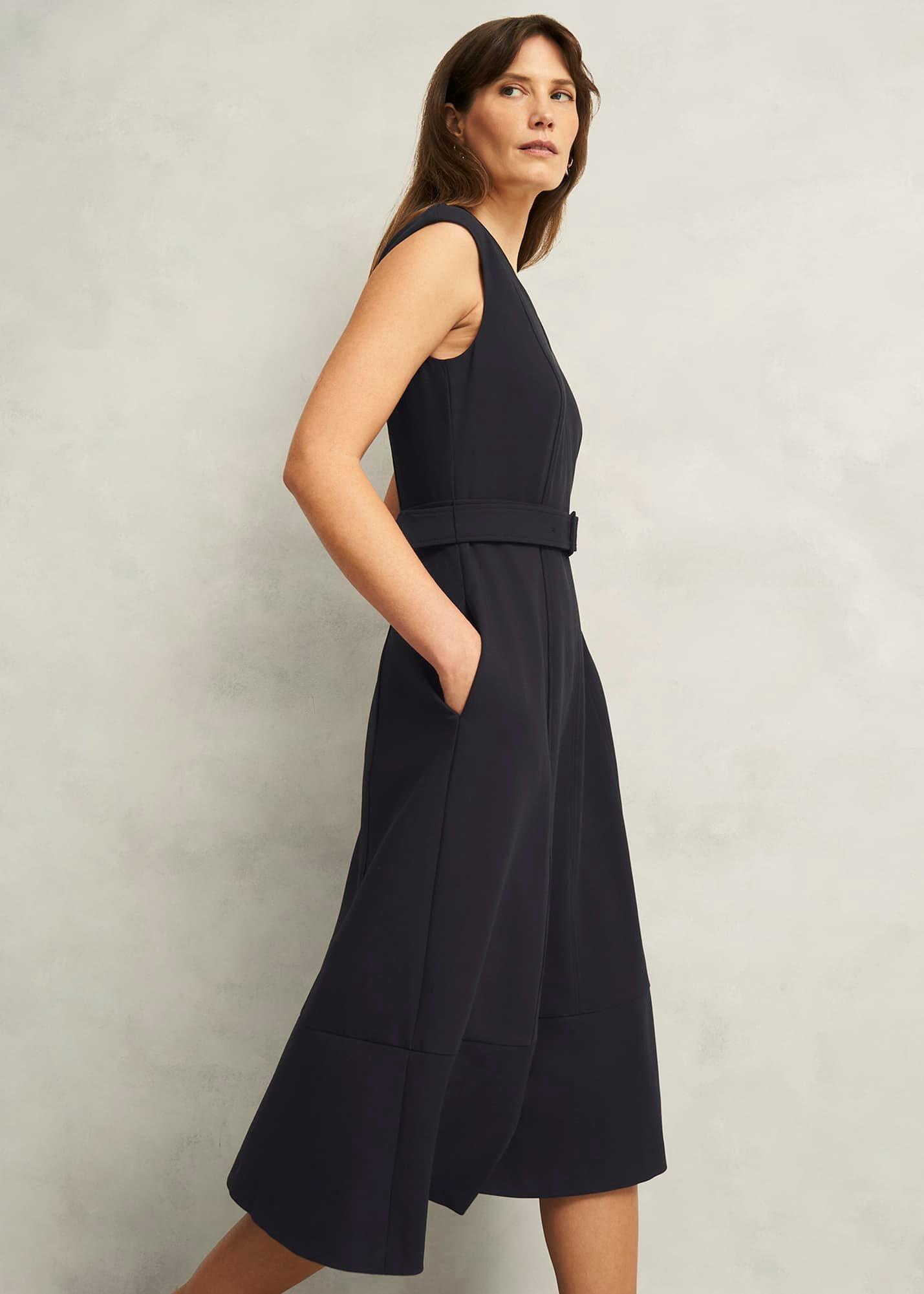 Carolyn Dress, Navy, hi-res