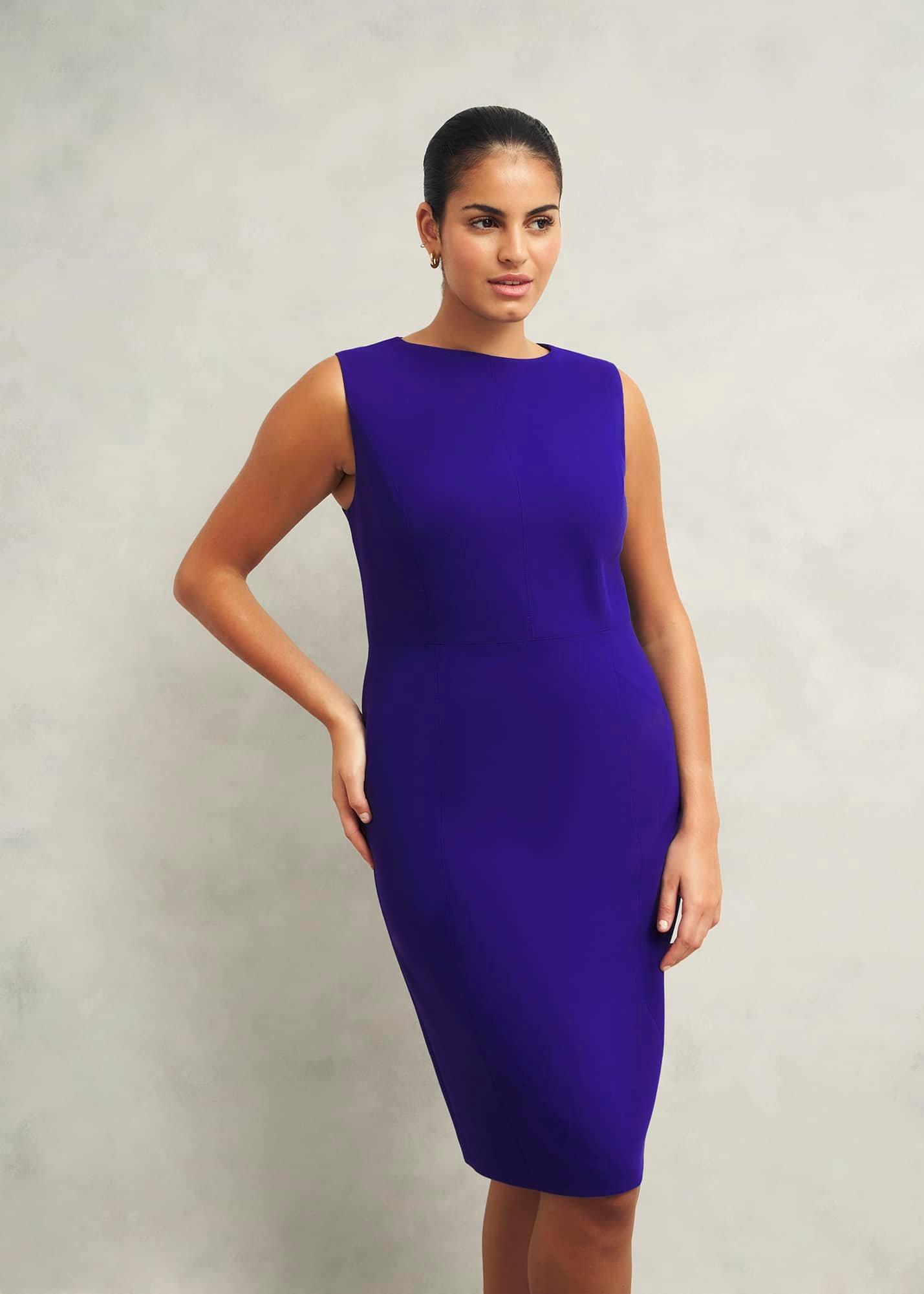 Petite Katia Dress, Cobalt Blue, hi-res