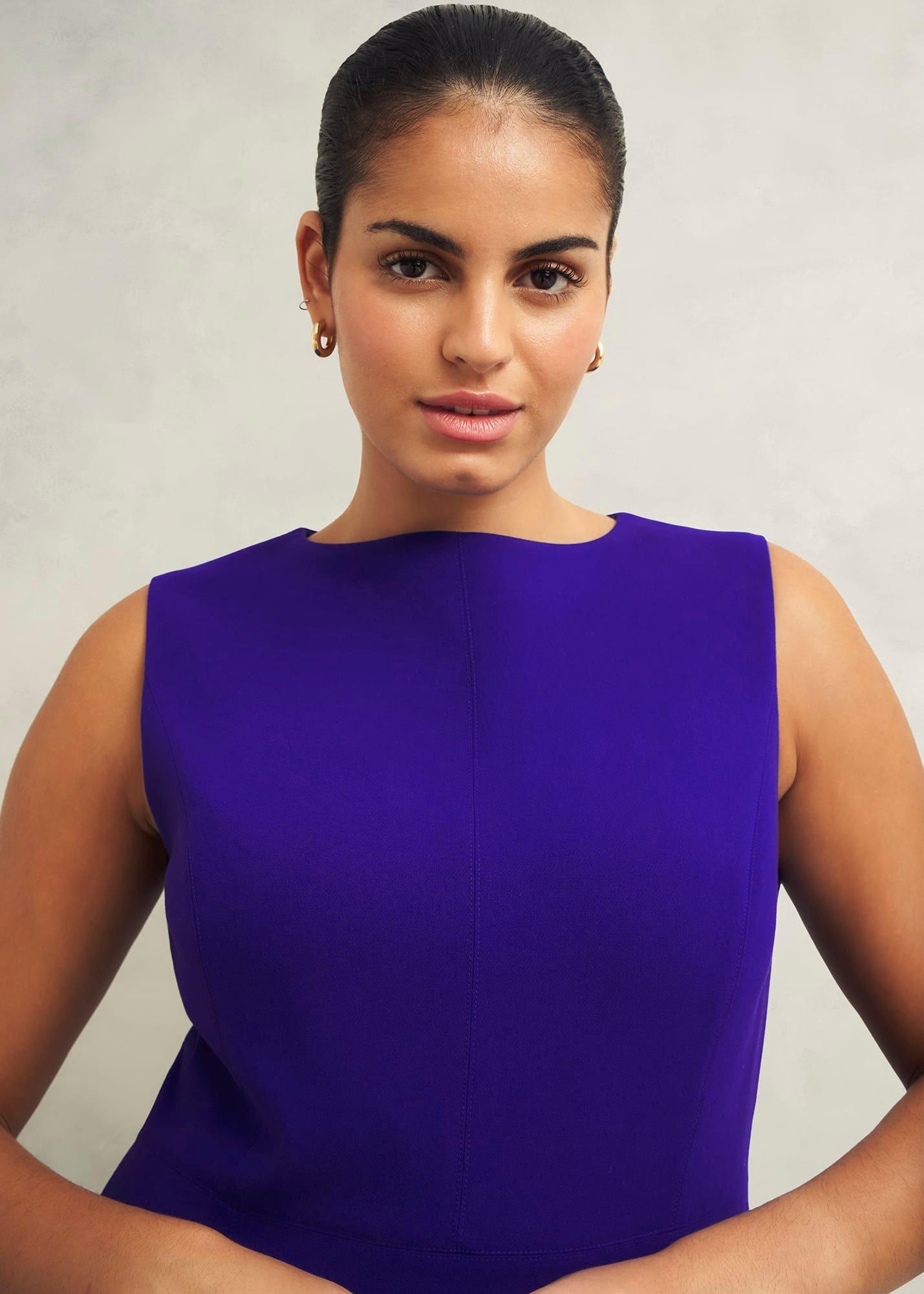 Petite Katia Dress, Cobalt Blue, hi-res