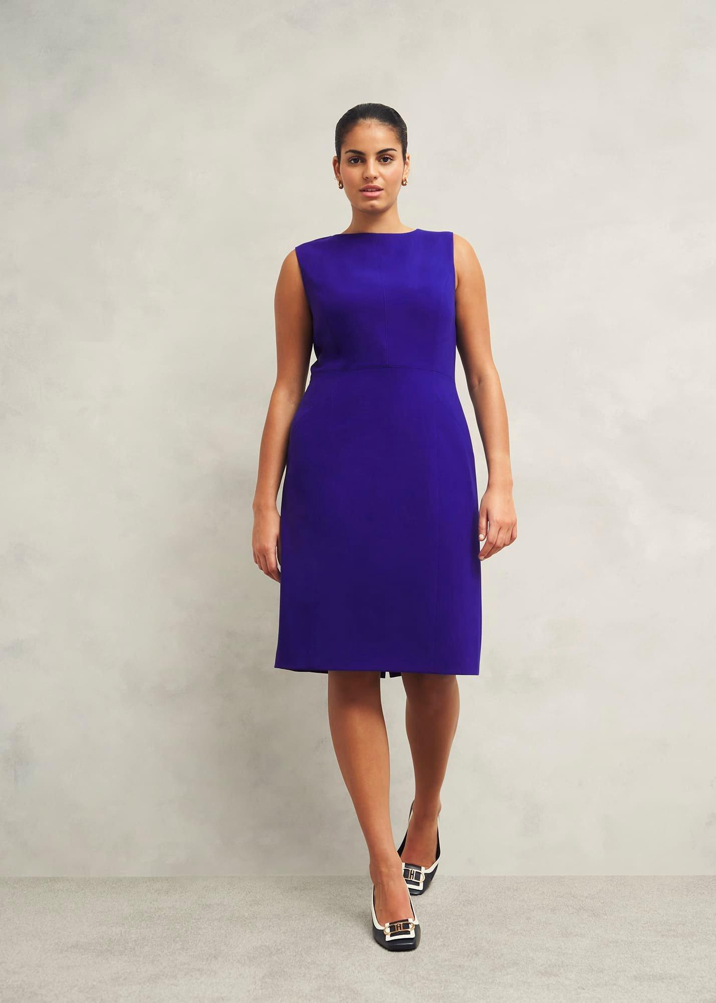 Petite Katia Dress, Cobalt Blue, hi-res