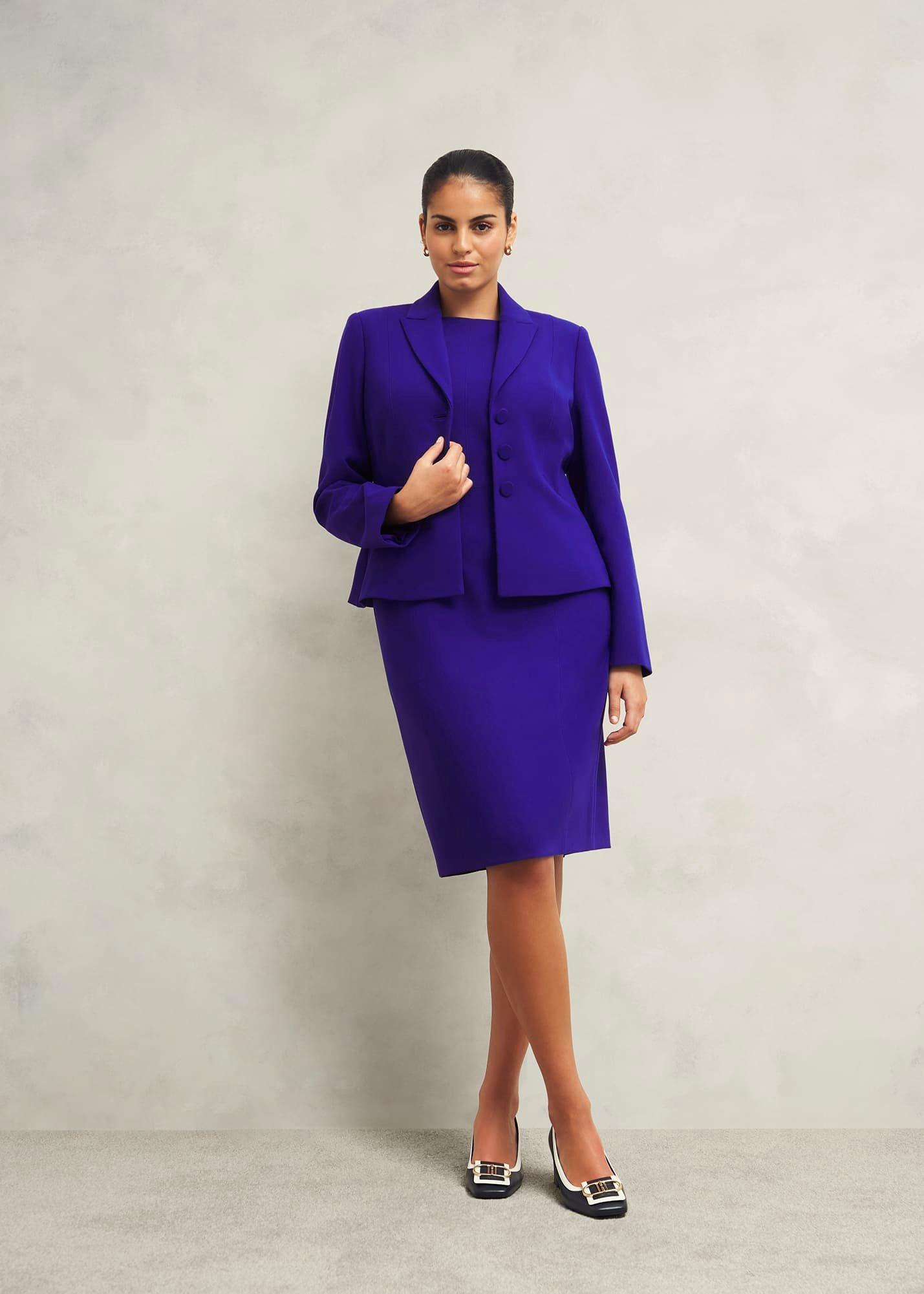 Petite Katia Dress, Cobalt Blue, hi-res