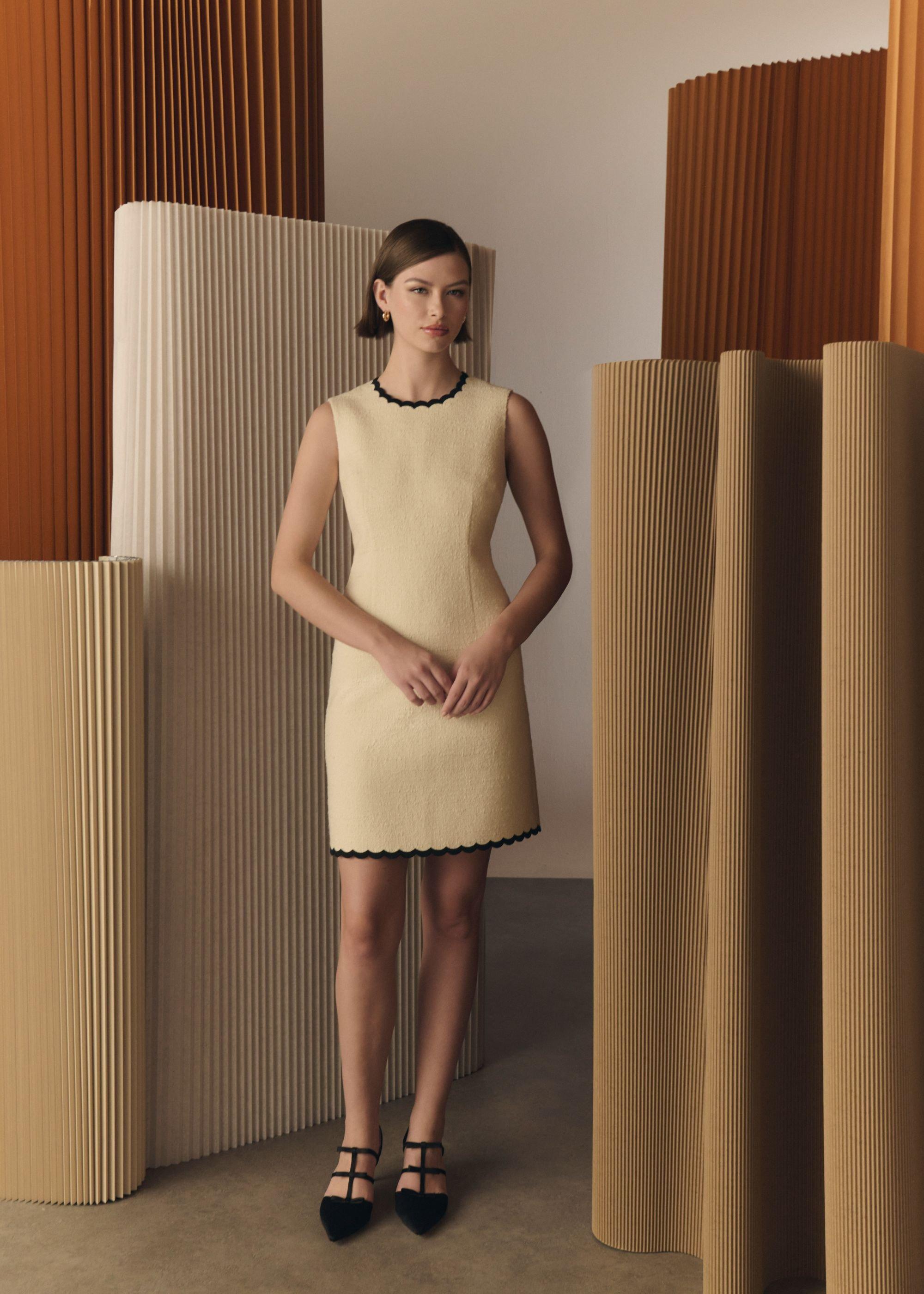 Laskett Boucle Mini Dress