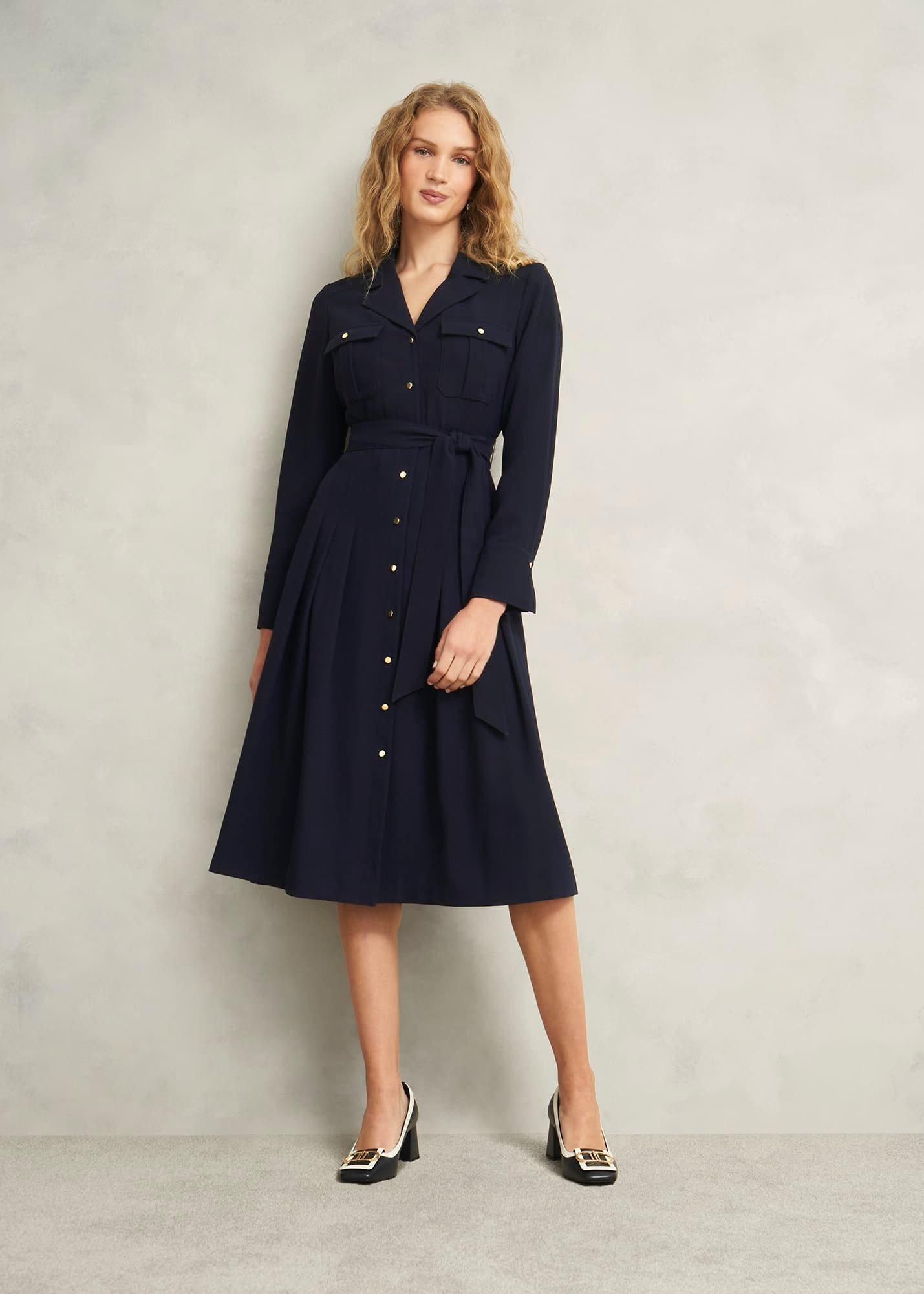 Myla Dress, Navy, hi-res