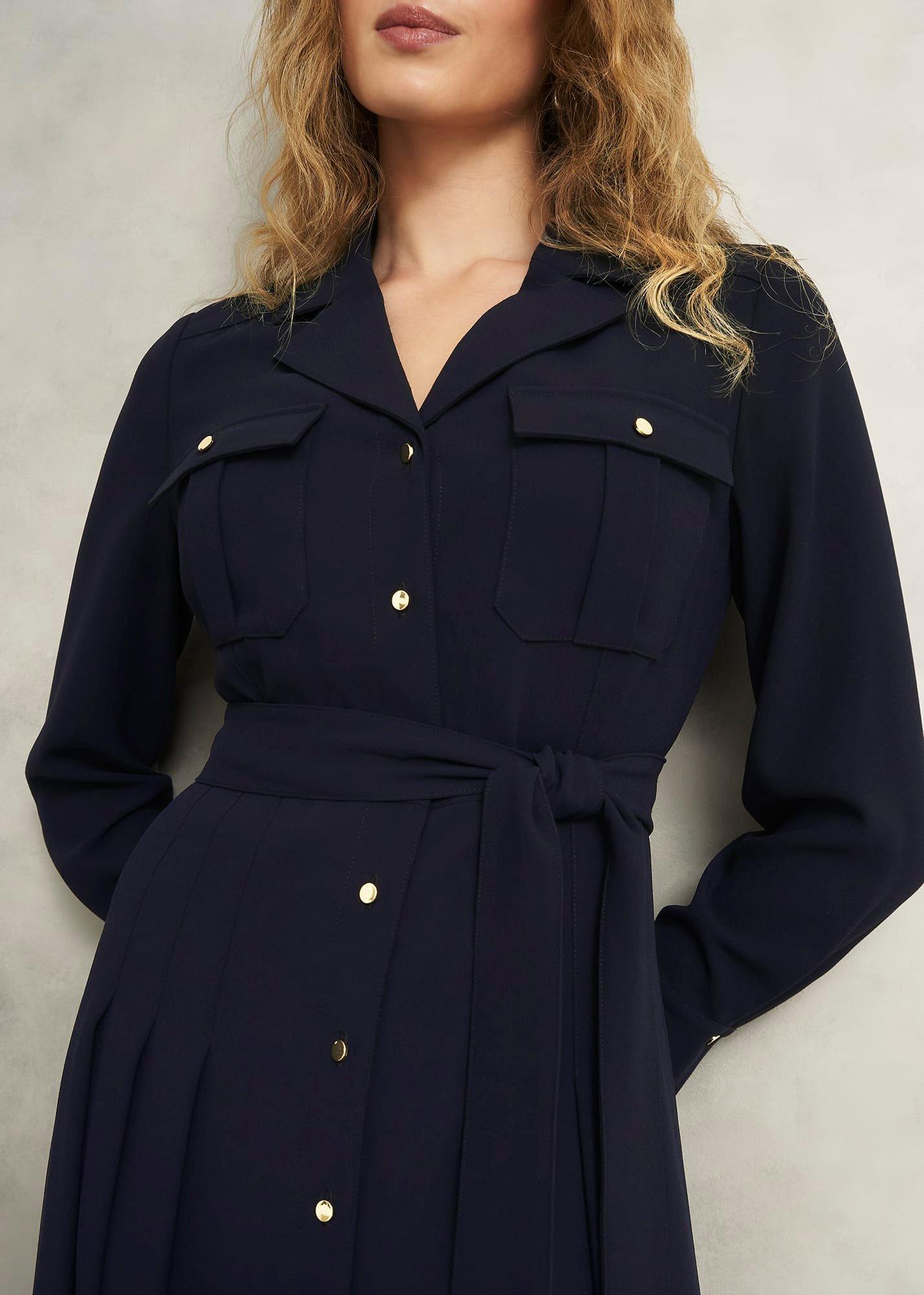 Myla Dress, Navy, hi-res