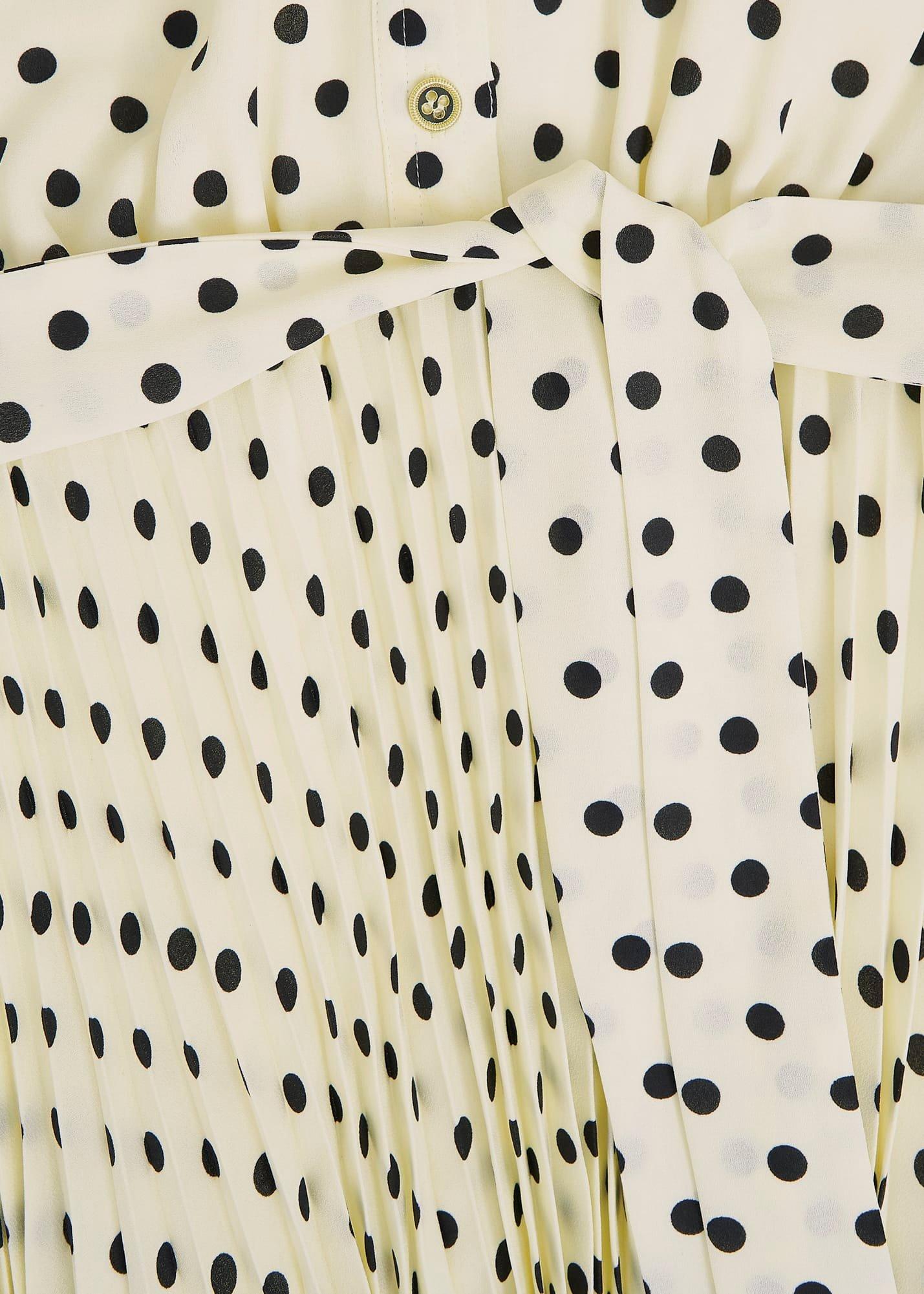 Petite Larina Dress, Ivory Navy, hi-res