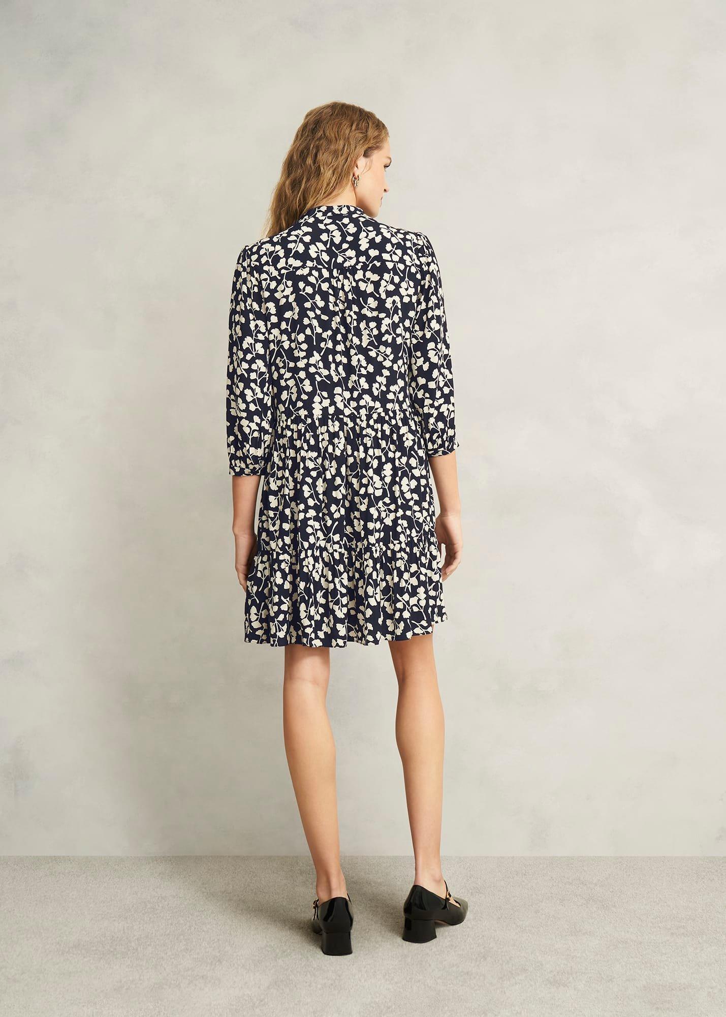 Lacey Dress, Navy Cream, hi-res