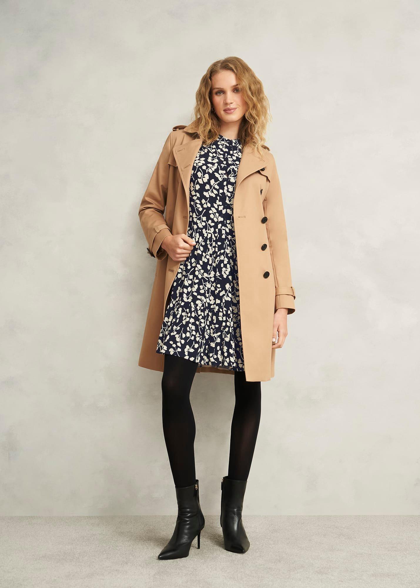 Lacey Dress, Navy Cream, hi-res