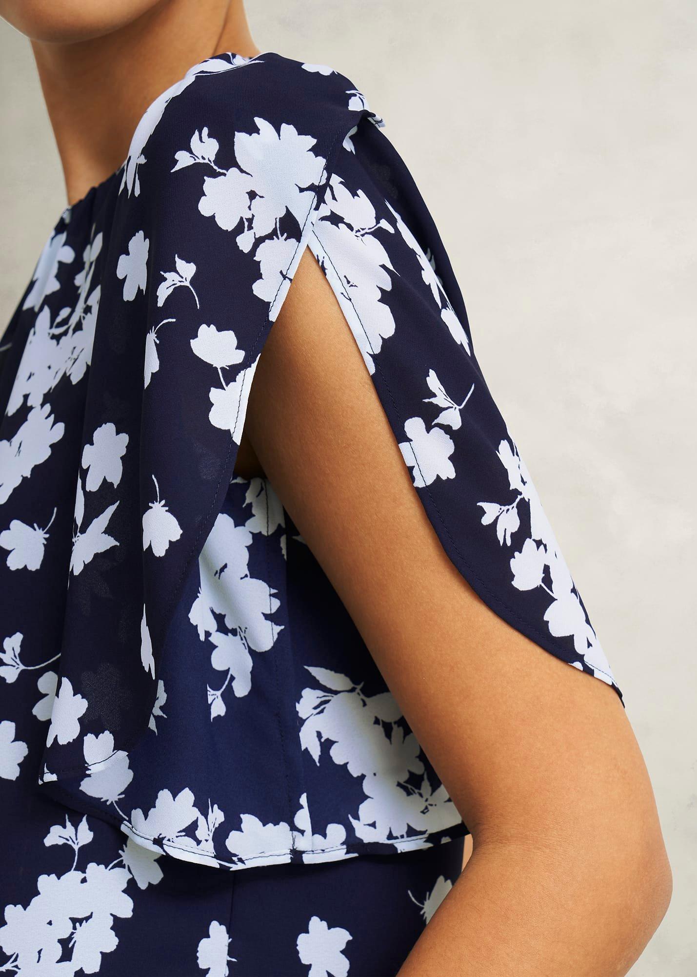 Verena Floral Top, Midnight Multi, hi-res