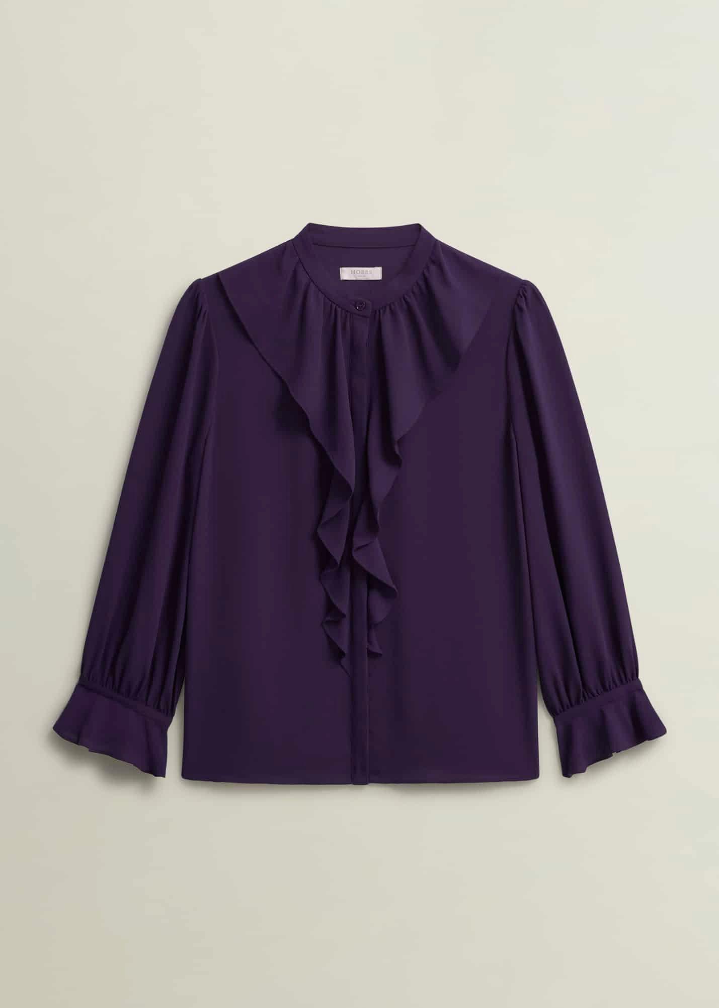 Maribella Blouse, Grape Purple, hi-res