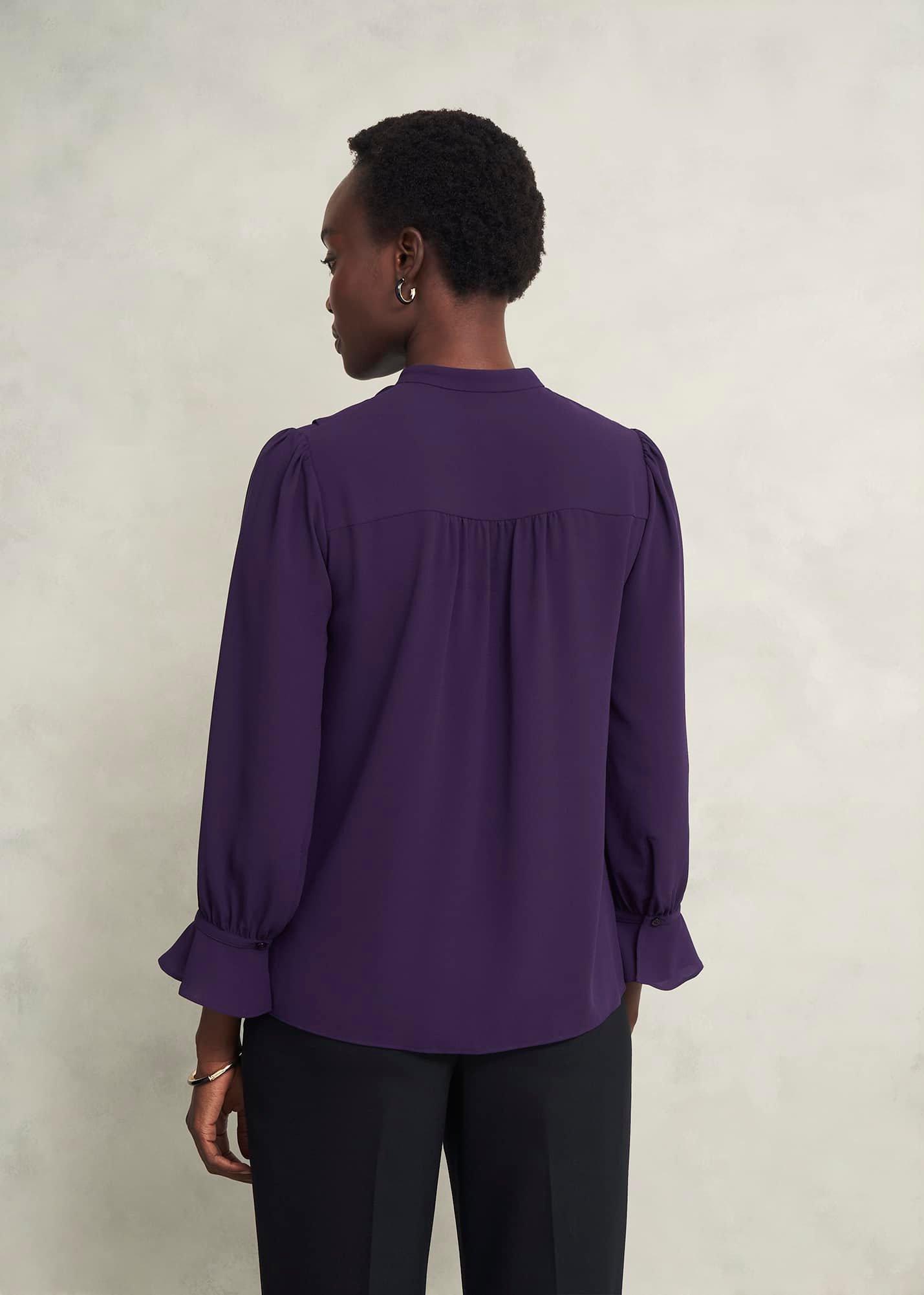Maribella Blouse, Grape Purple, hi-res