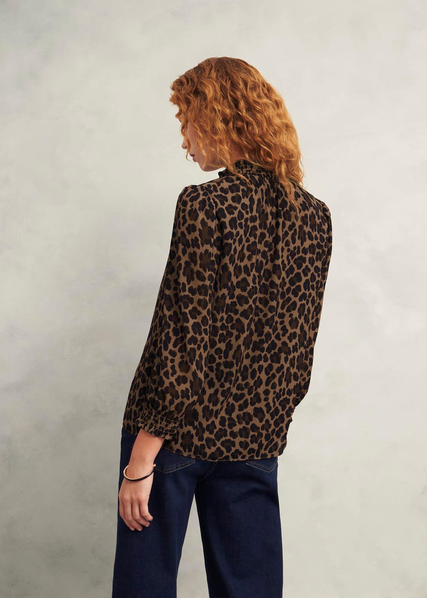 Tatiana Blouse, Camel Multi, hi-res