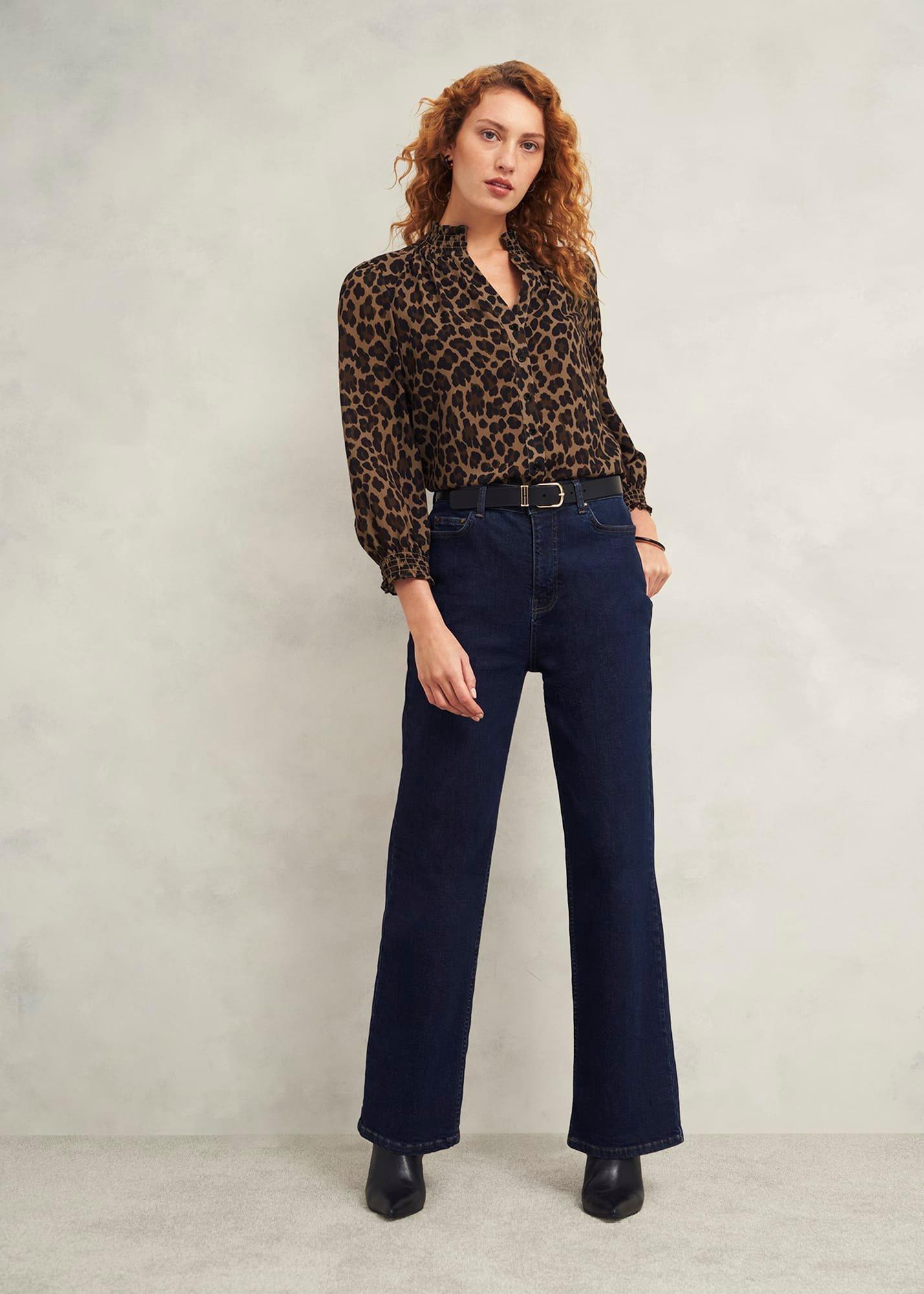 Tatiana Blouse, Camel Multi, hi-res