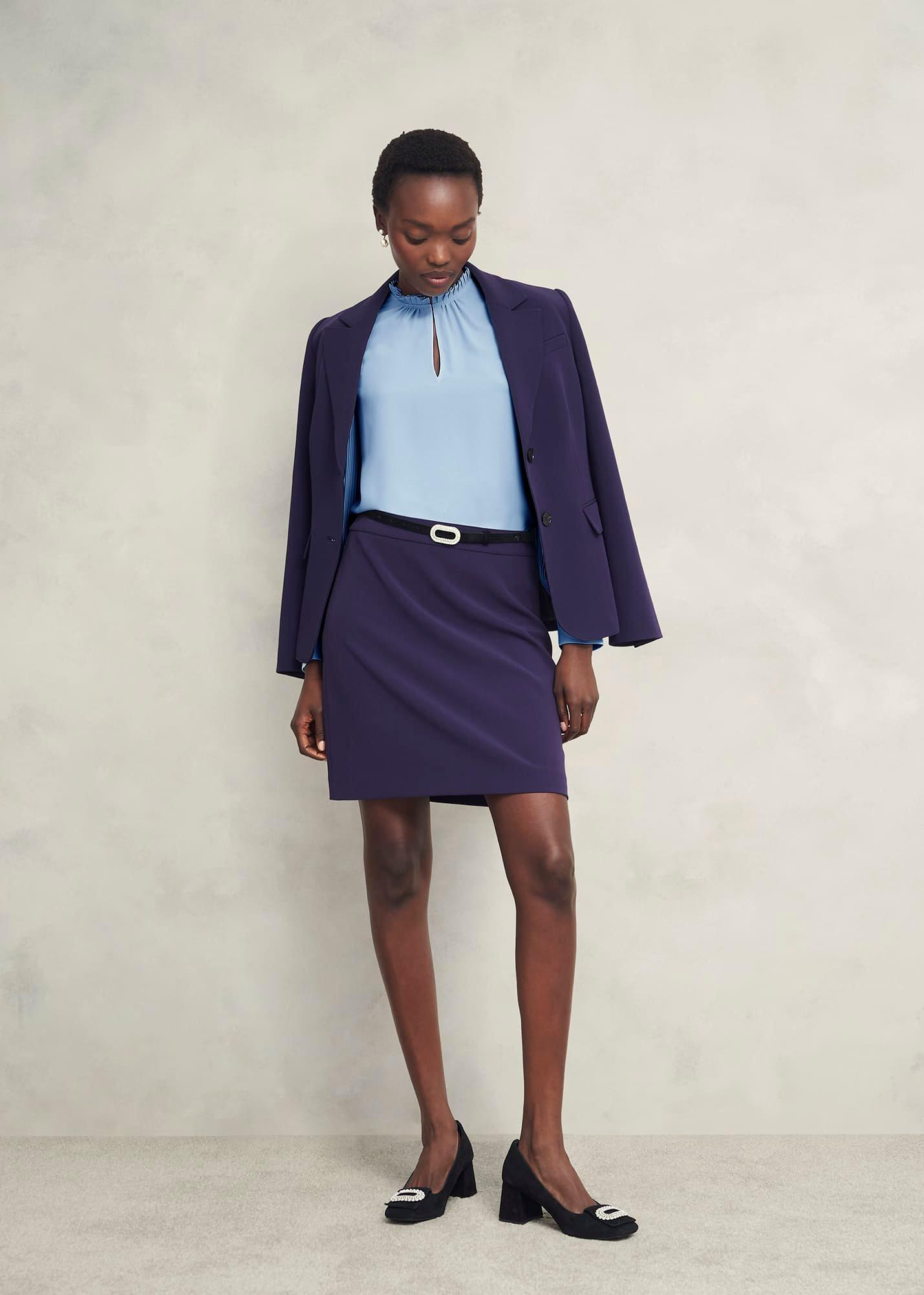 Carrie Blouse, Powder Blue, hi-res