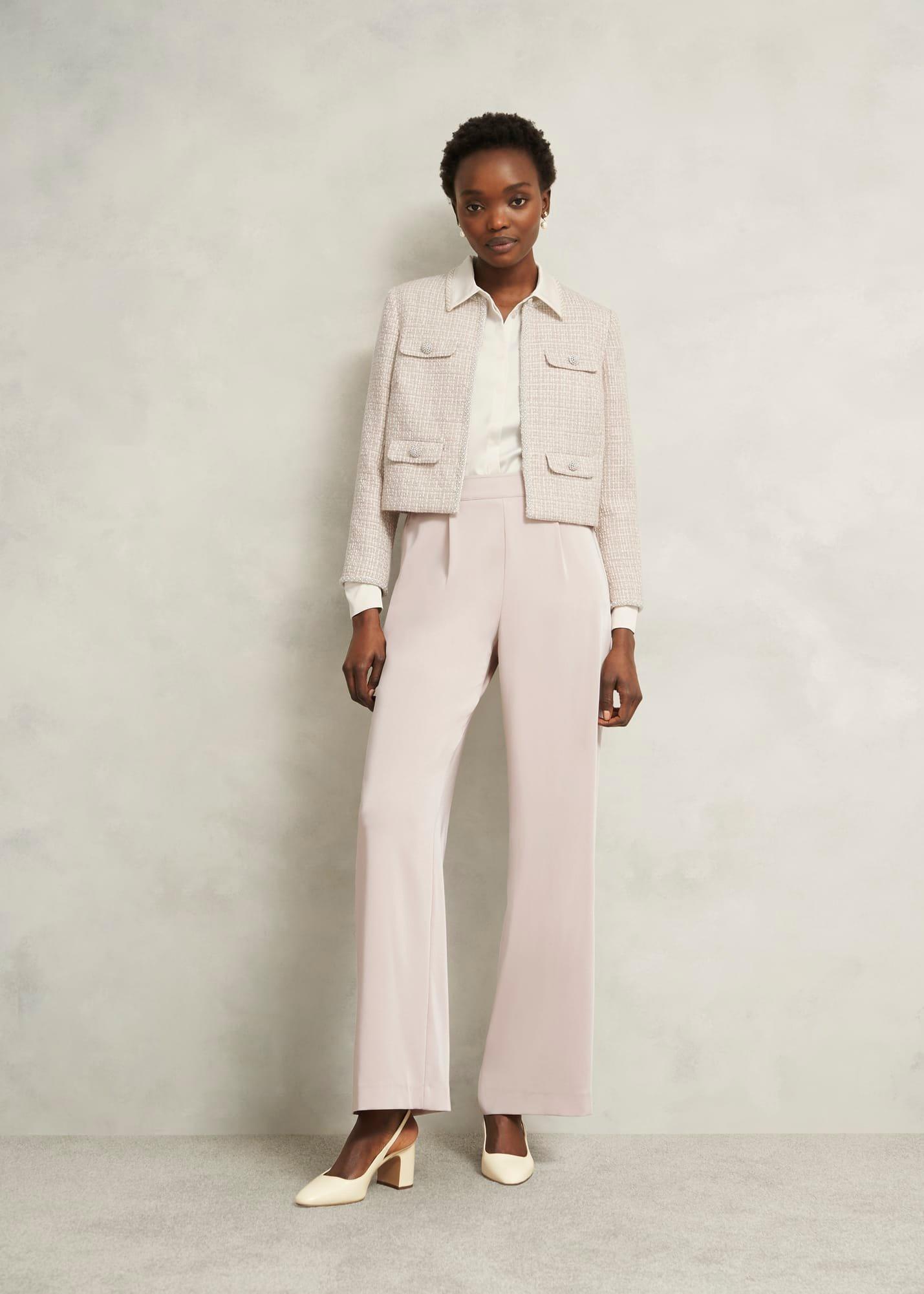 Maisey Embelished Shirt, Ivory, hi-res