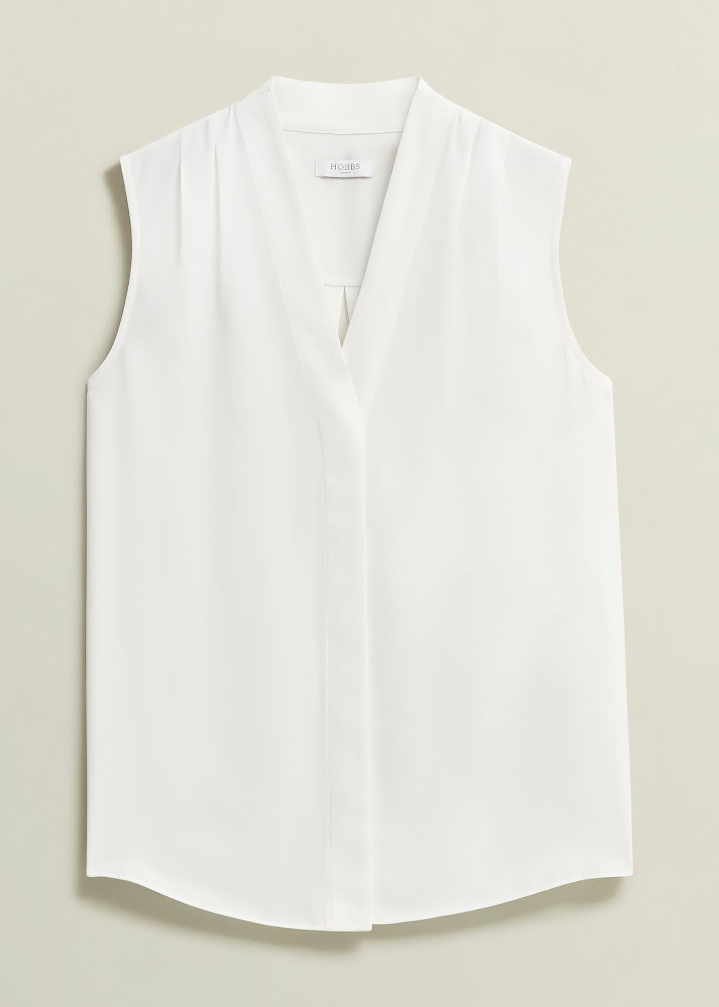 Poppy Blouse, Ivory, hi-res