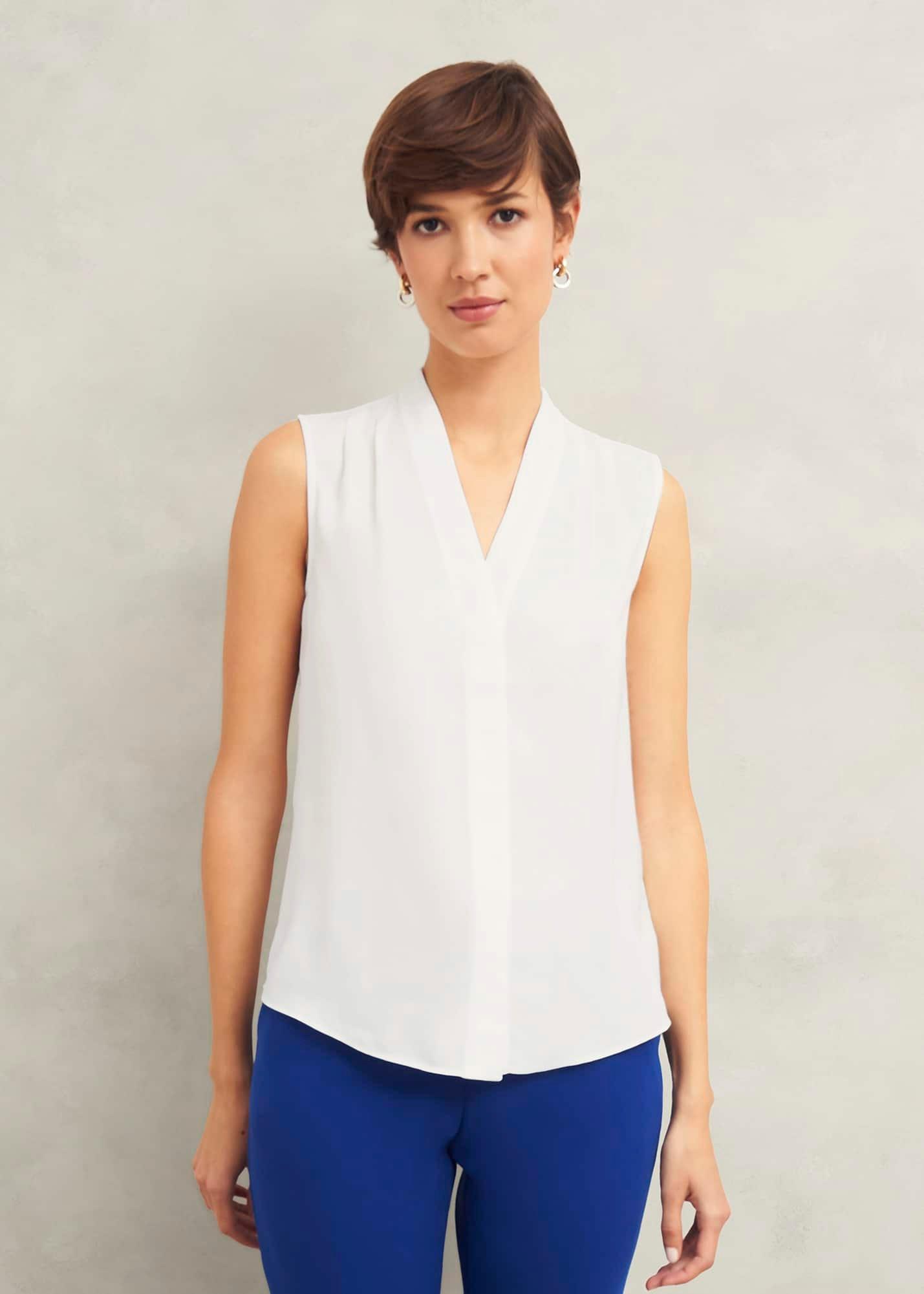 Poppy Blouse, Ivory, hi-res