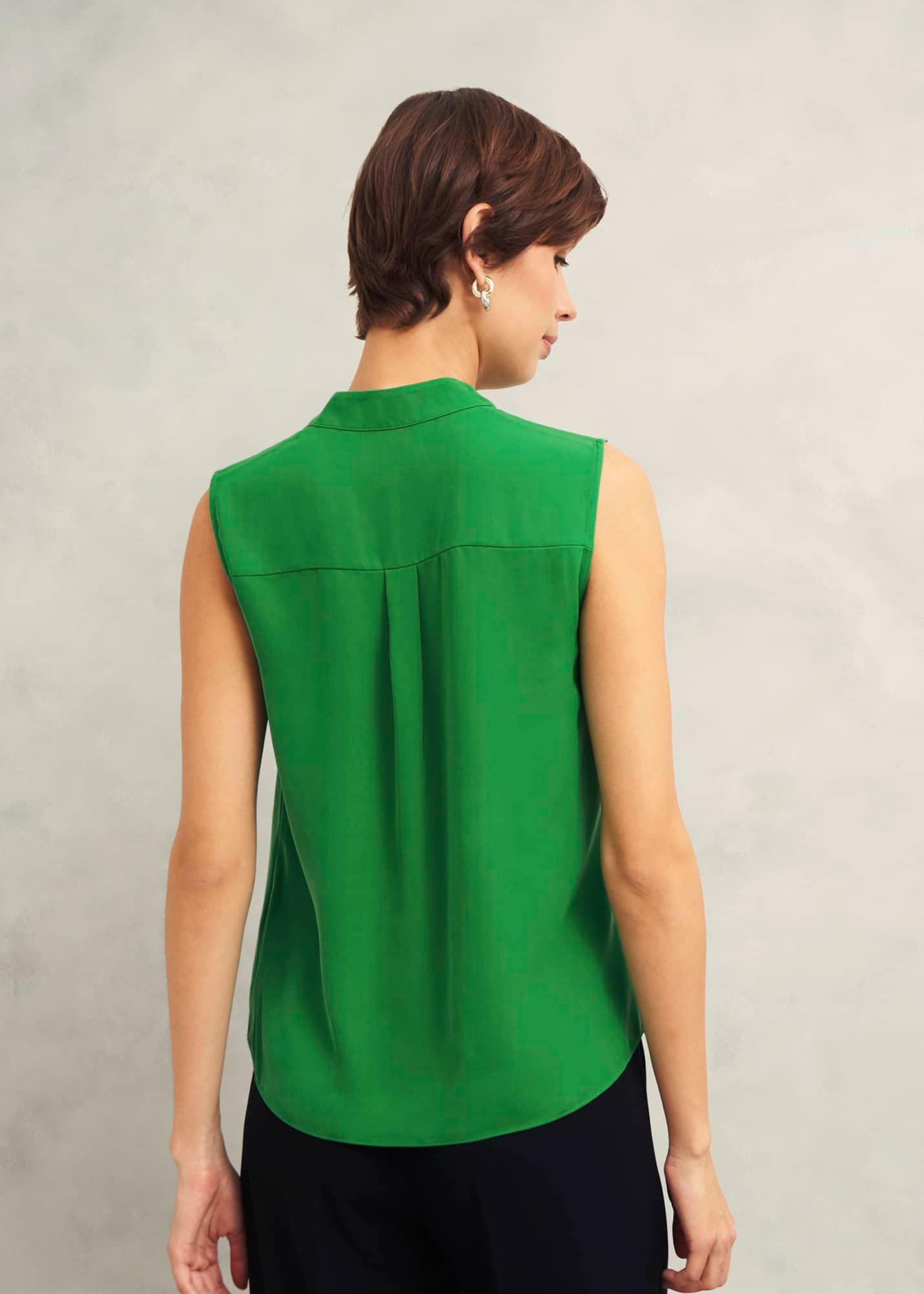 Poppy Blouse, Lush Green, hi-res