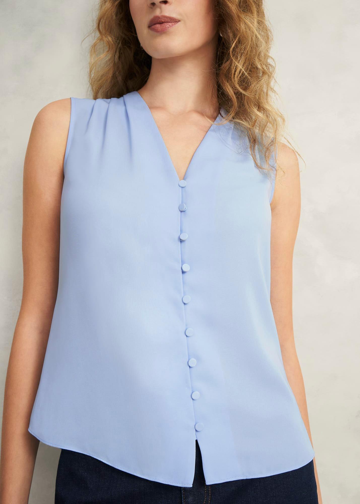 Maria Blouse, Muscari Blue, hi-res
