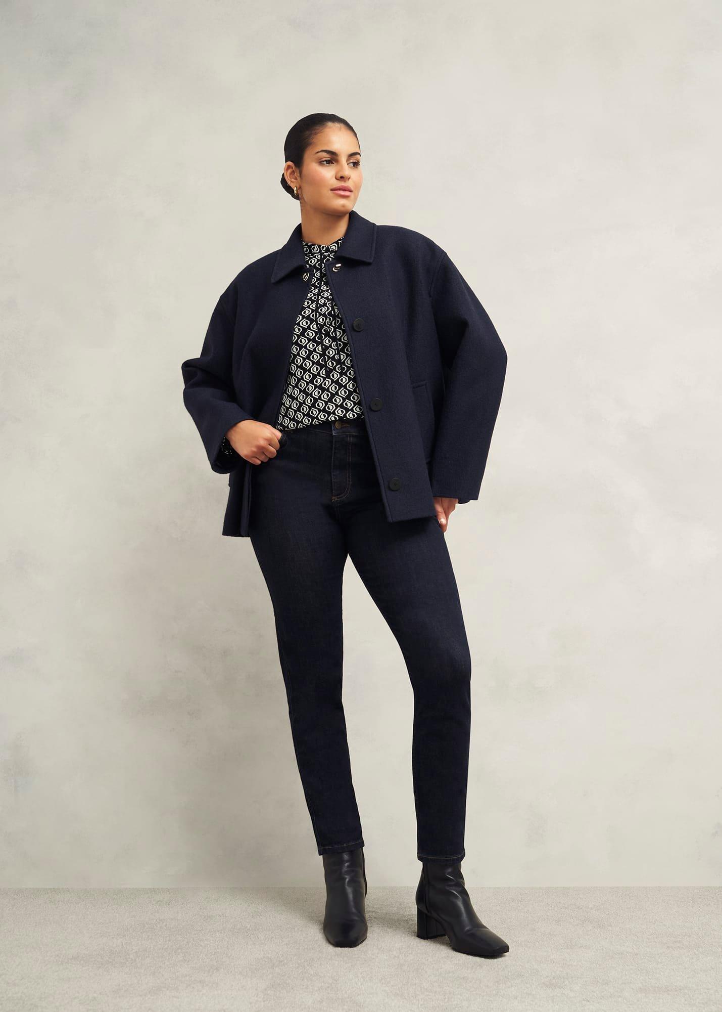 Alba Blouse, Black Cream, hi-res