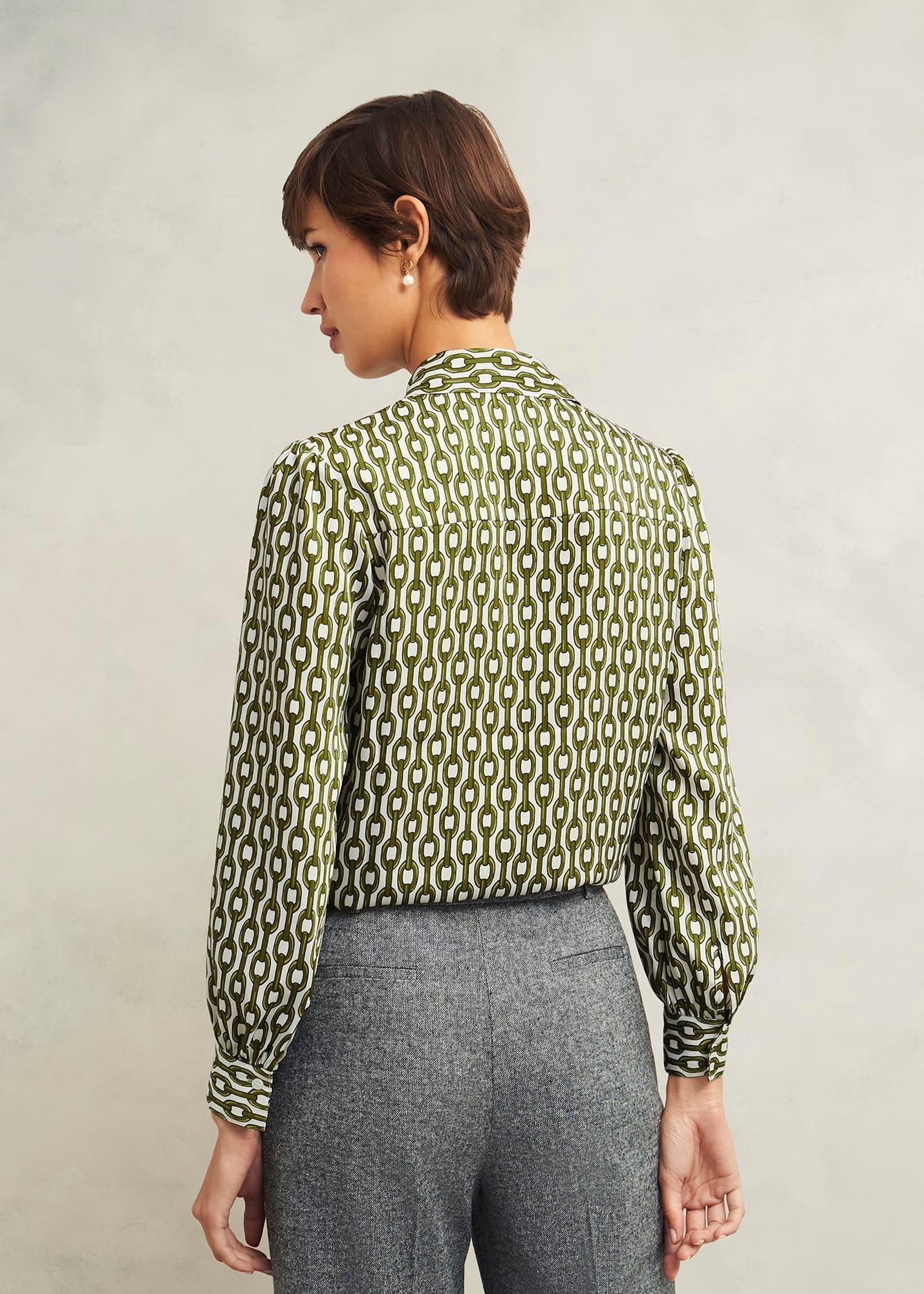 Tallie Shirt, Ivory Green, hi-res