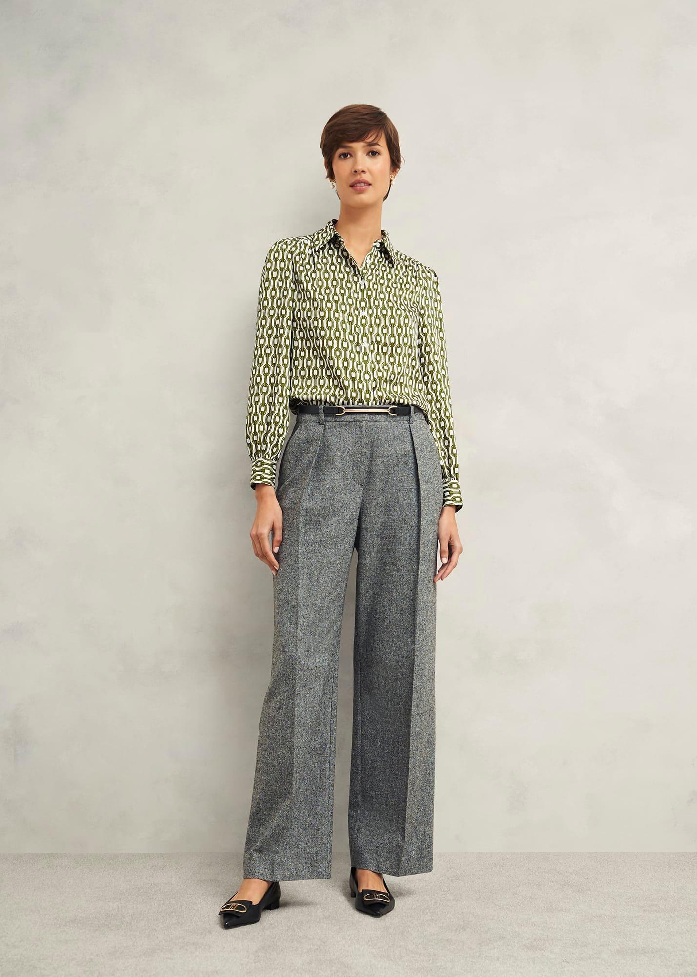 Tallie Shirt, Ivory Green, hi-res