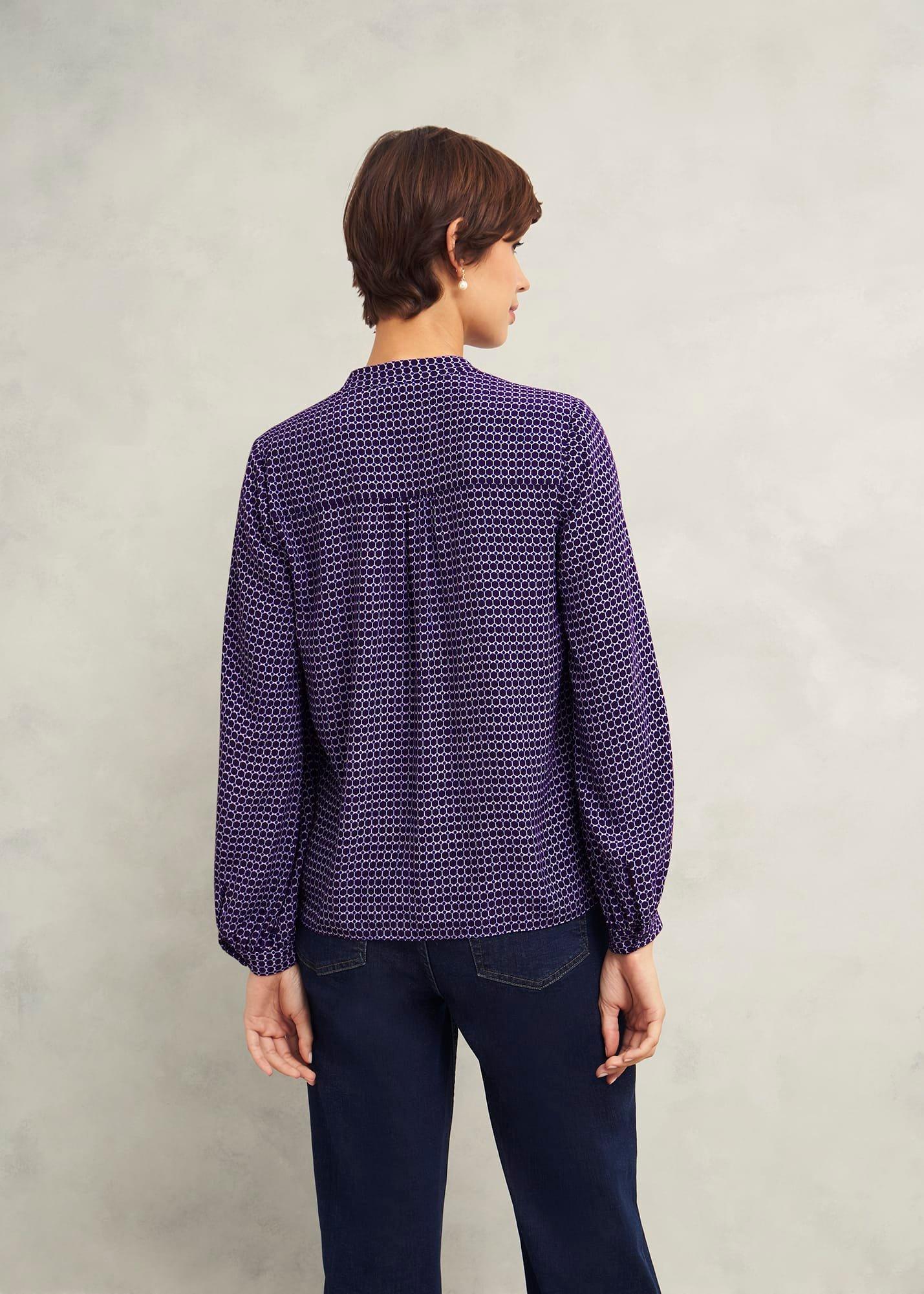 Mila Blouse, Purple Multi, hi-res