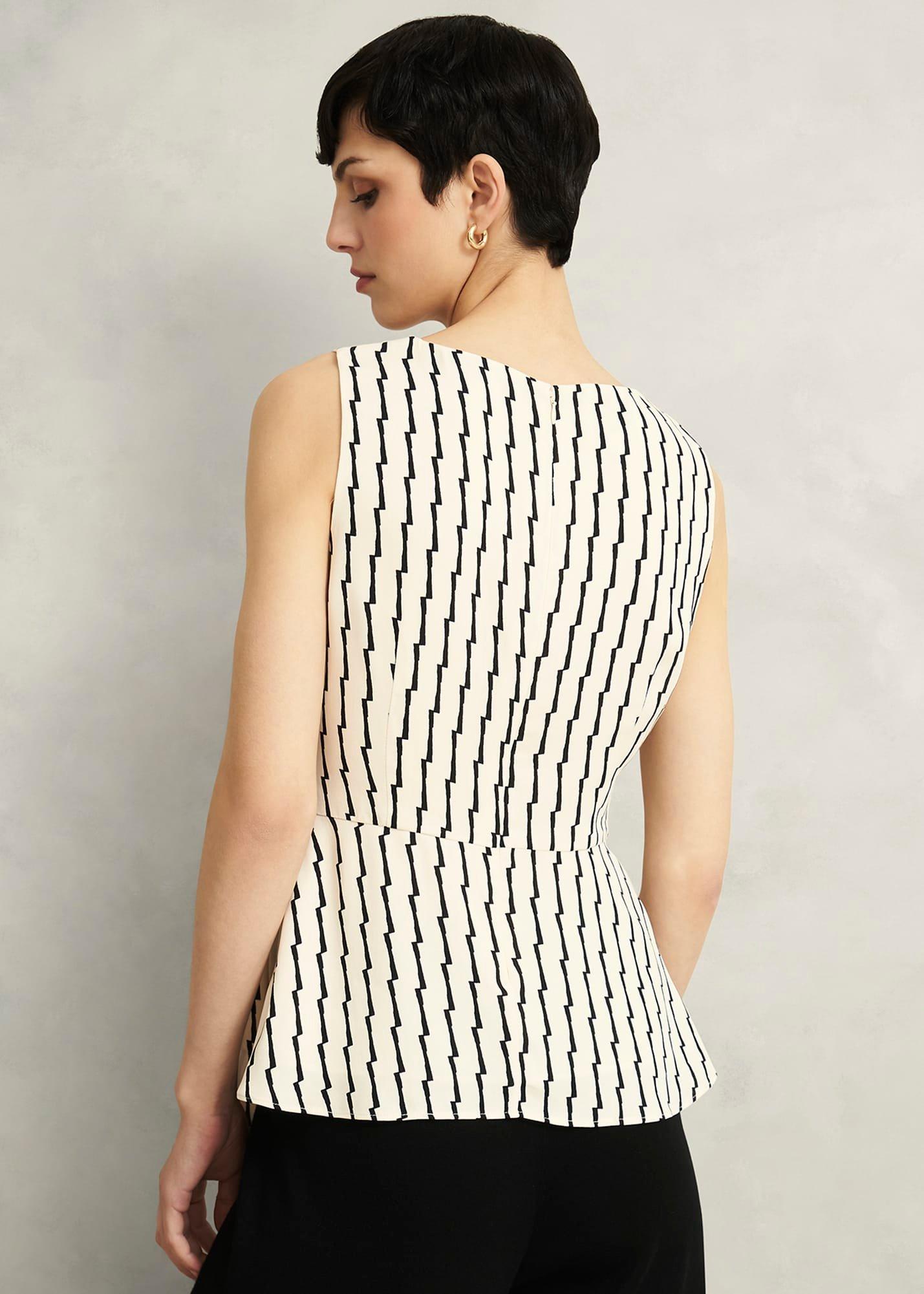 Levens Top, Cream Black, hi-res