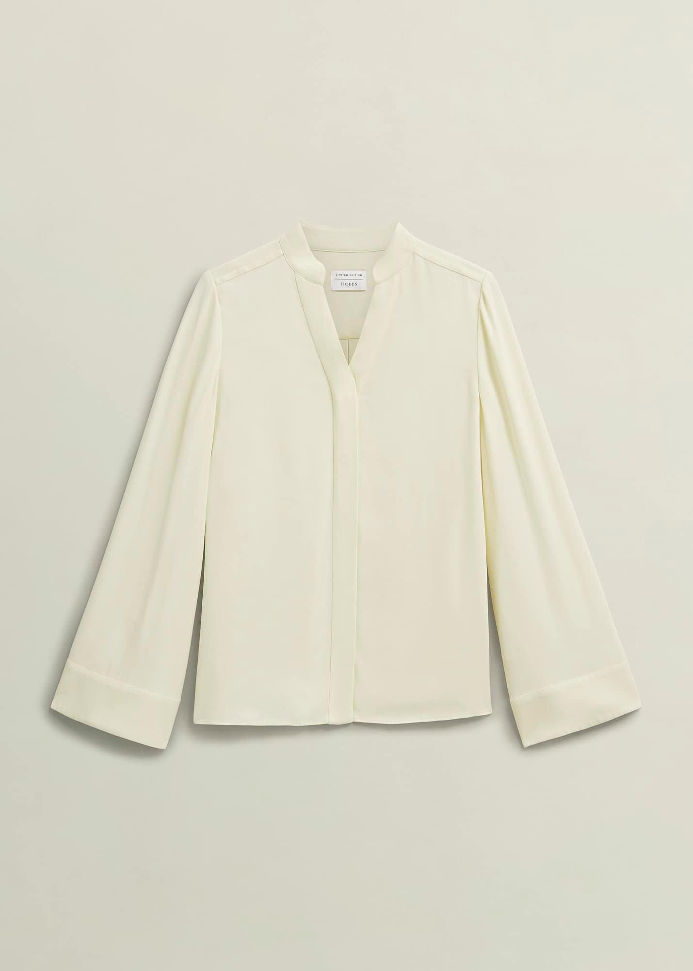 Buttermere Blouse, Buttercream, hi-res