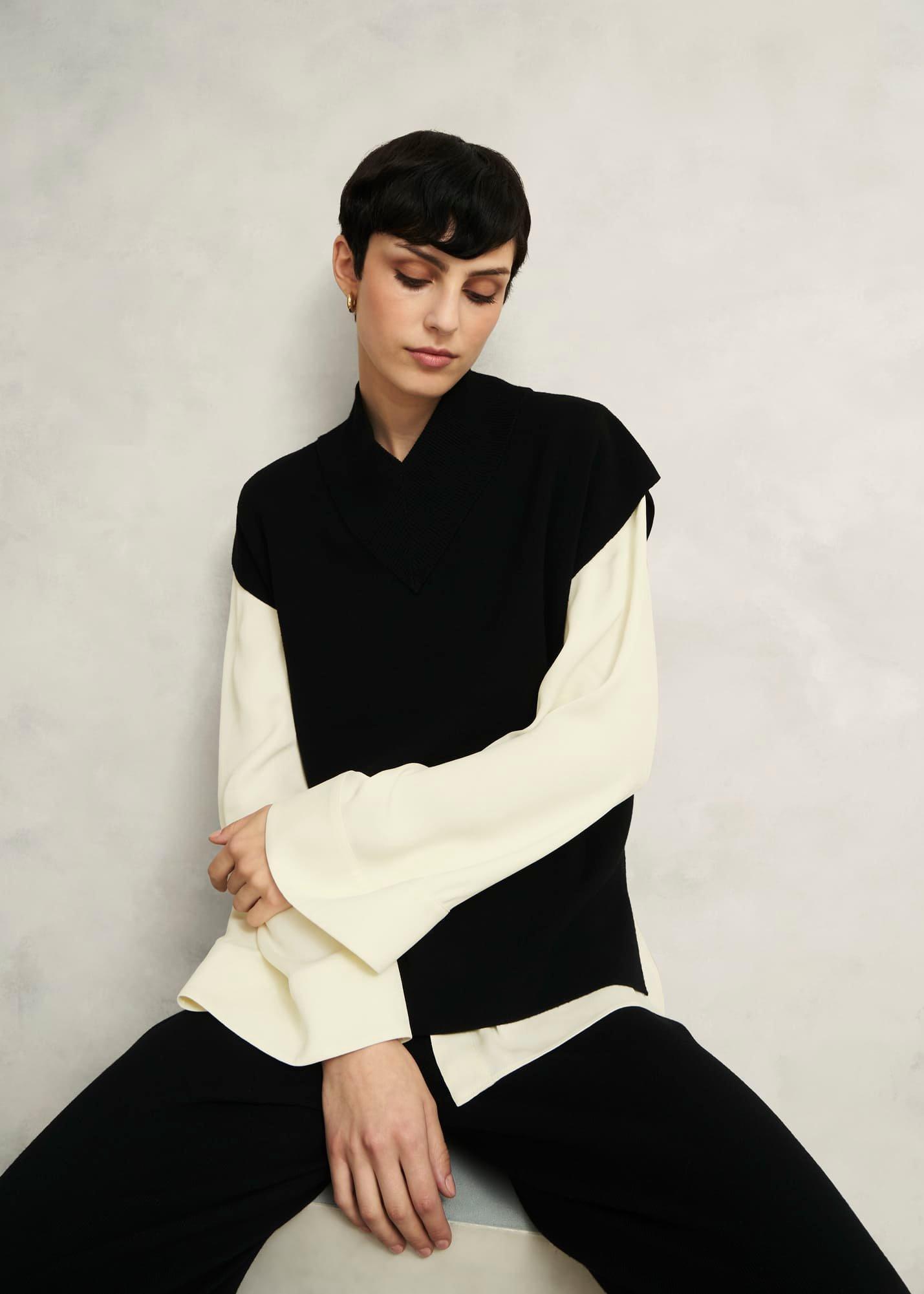 Buttermere Blouse, Buttercream, hi-res