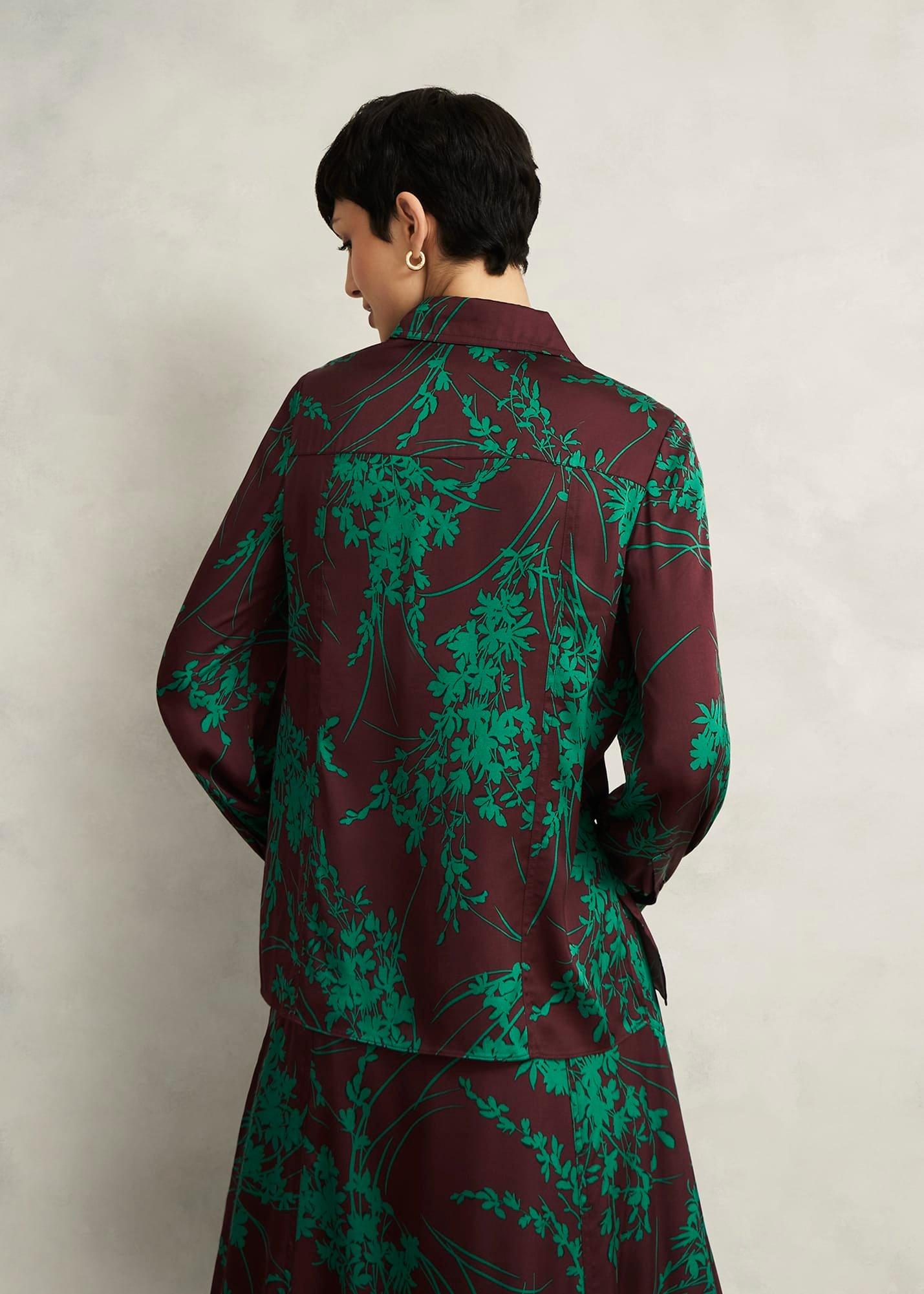 Grasmere Shirt, Brown Green, hi-res