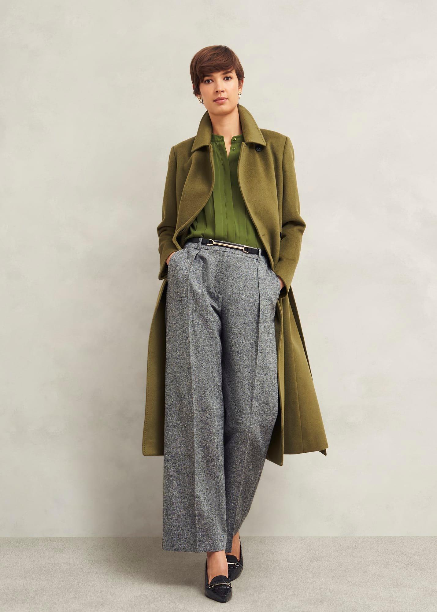 Arizona Blouse, Moss Green, hi-res